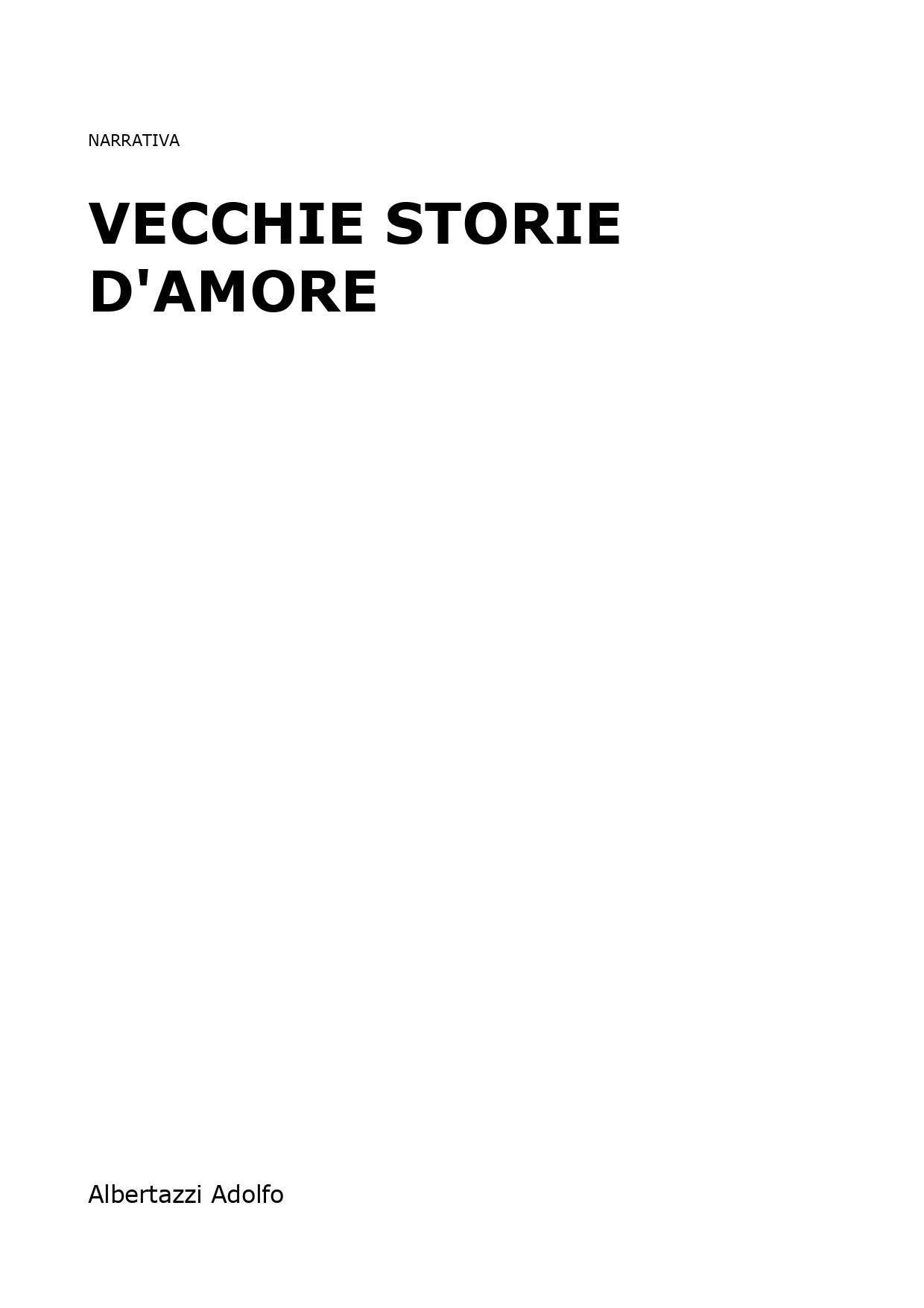 Vecchie storie d'amore