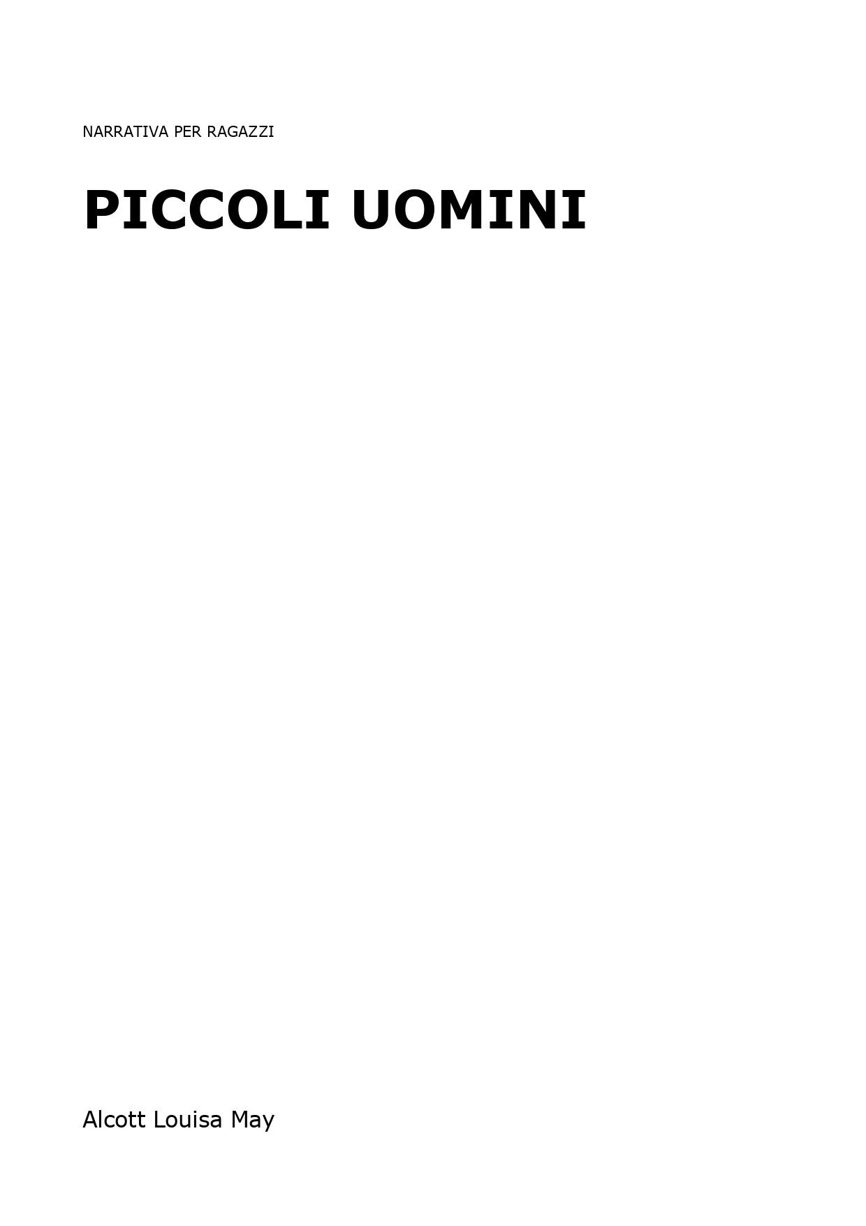 Piccoli uomini