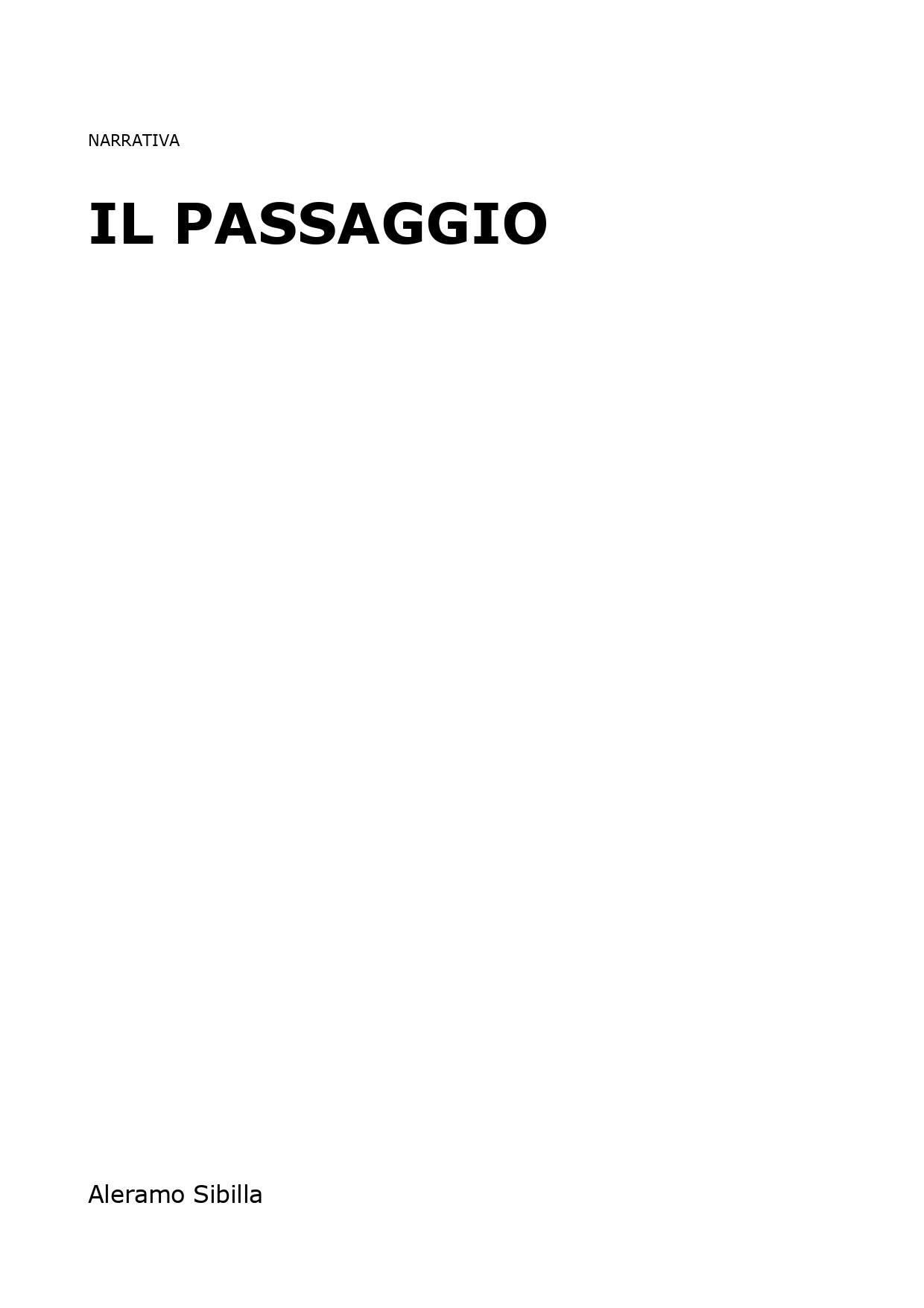 Il passaggio