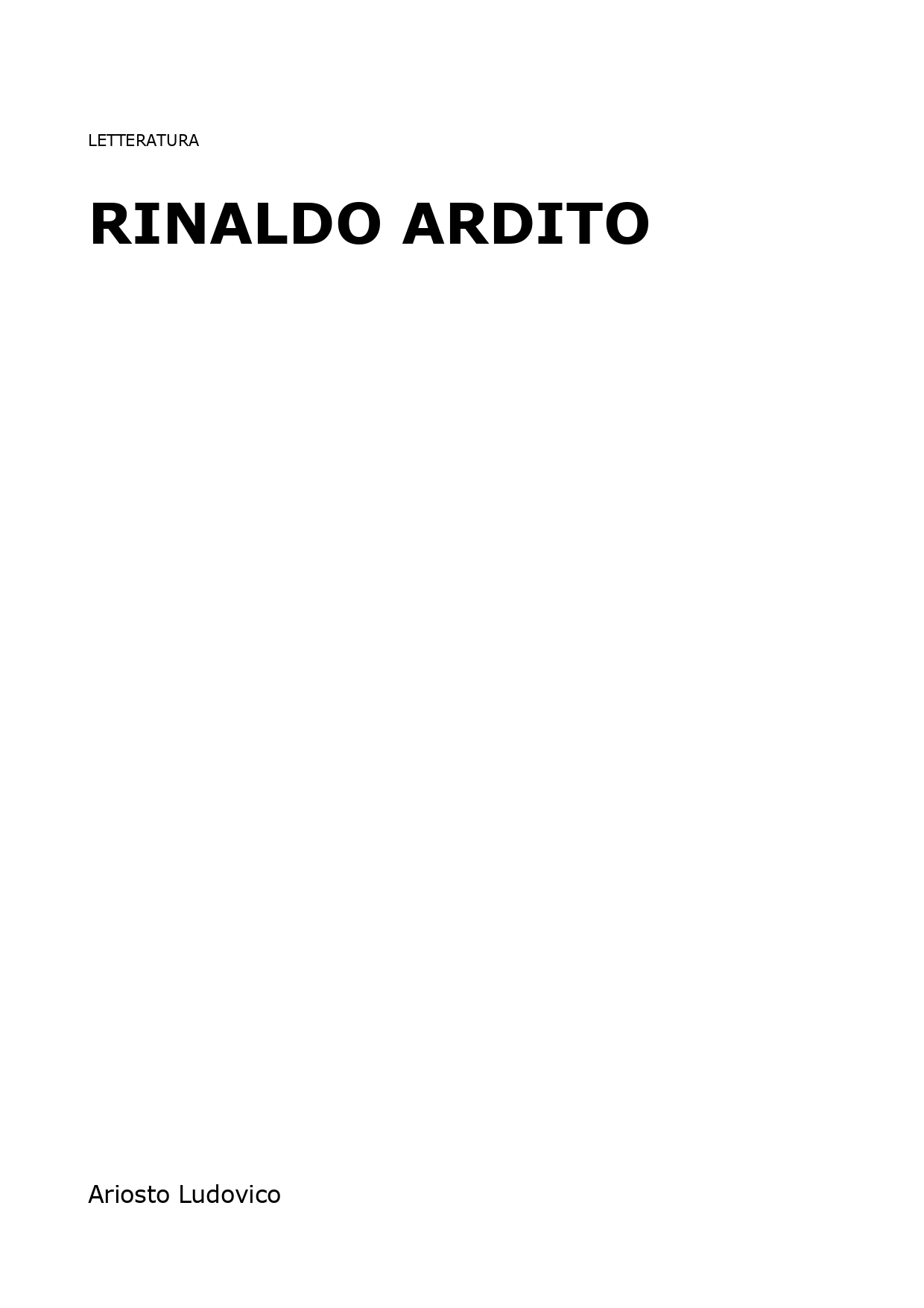 Rinaldo Ardito