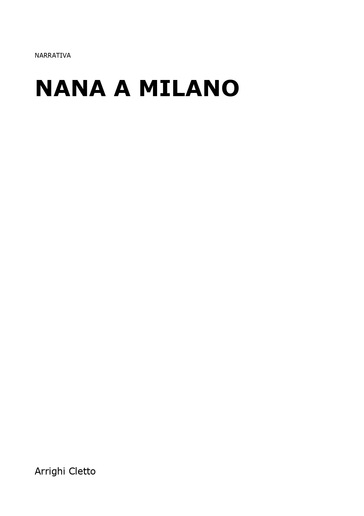 Nana a Milano