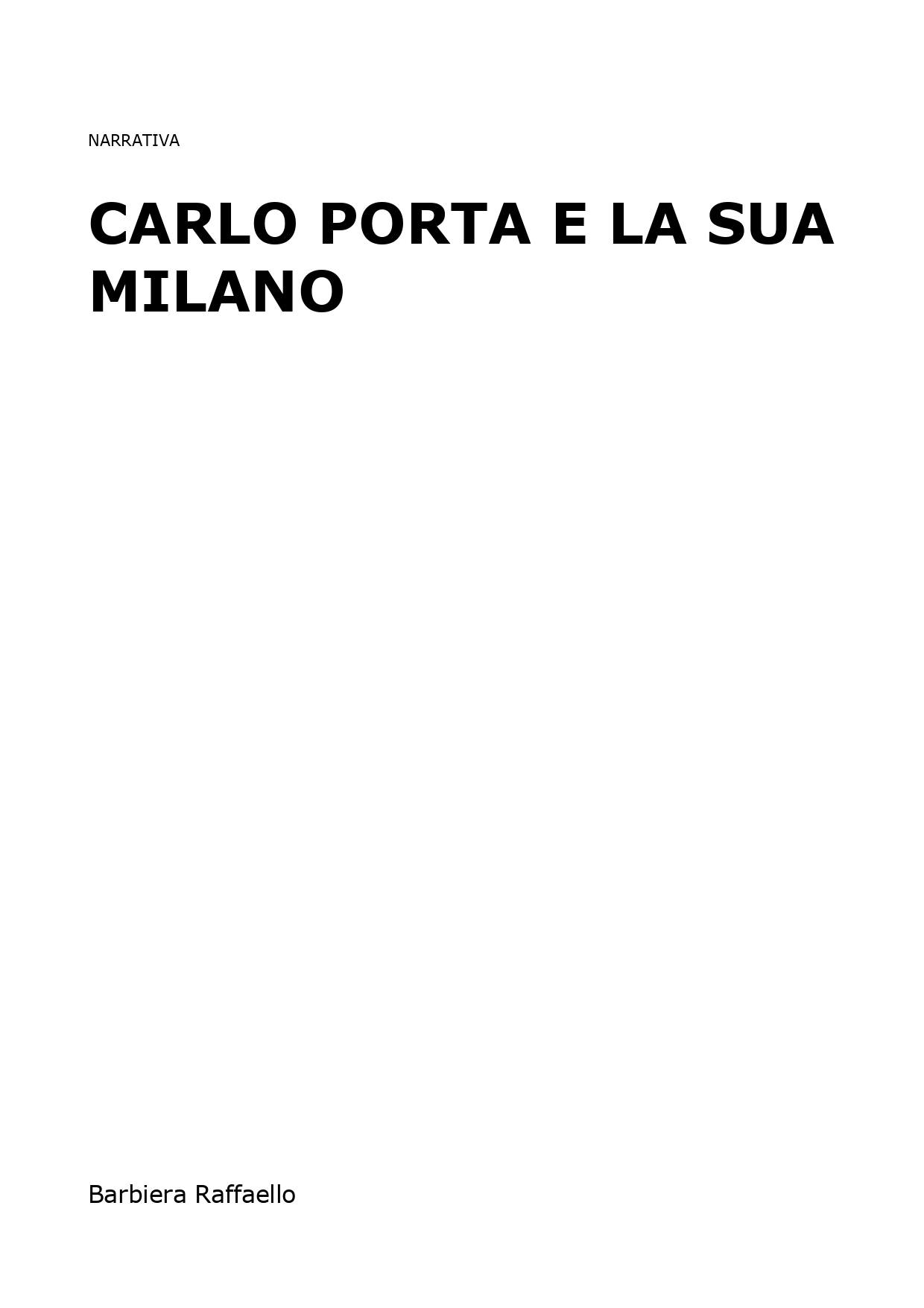 Carlo Porta e la sua Milano