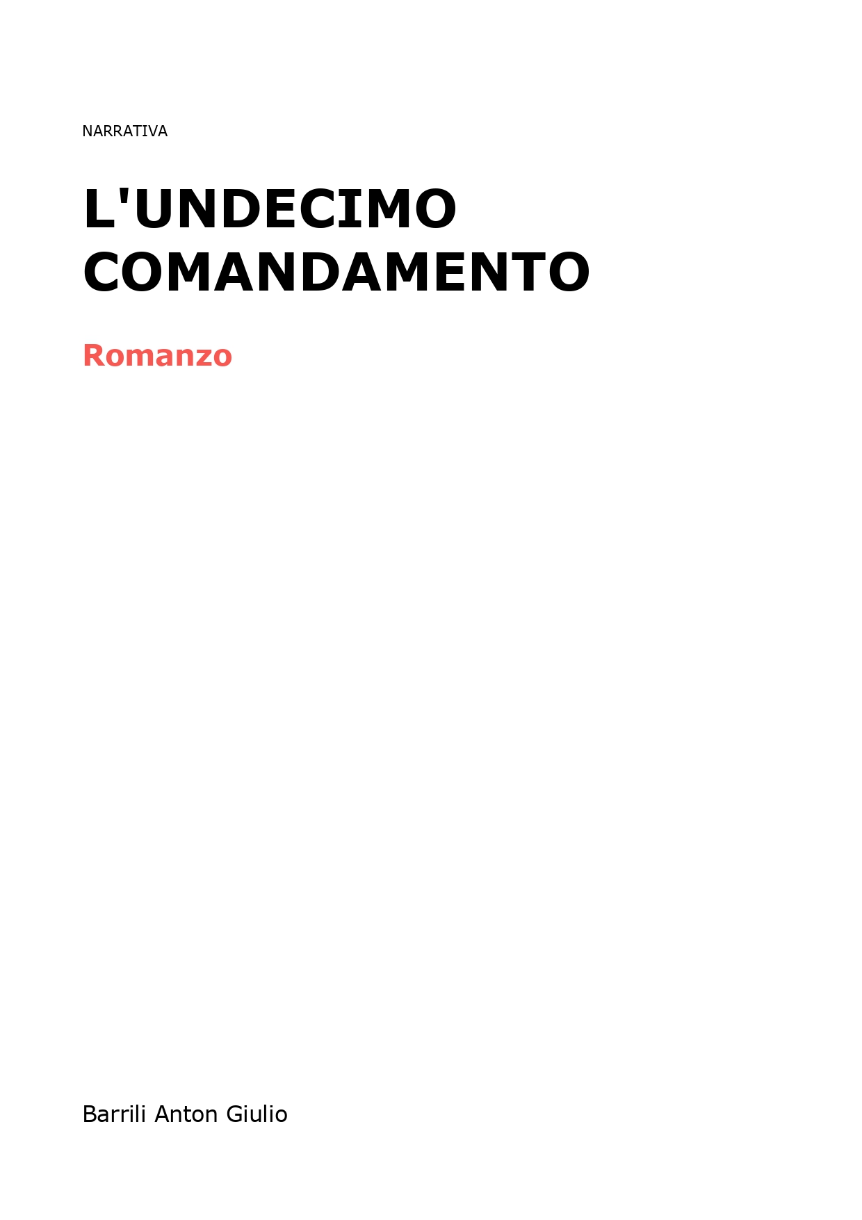 L'undecimo comandamento