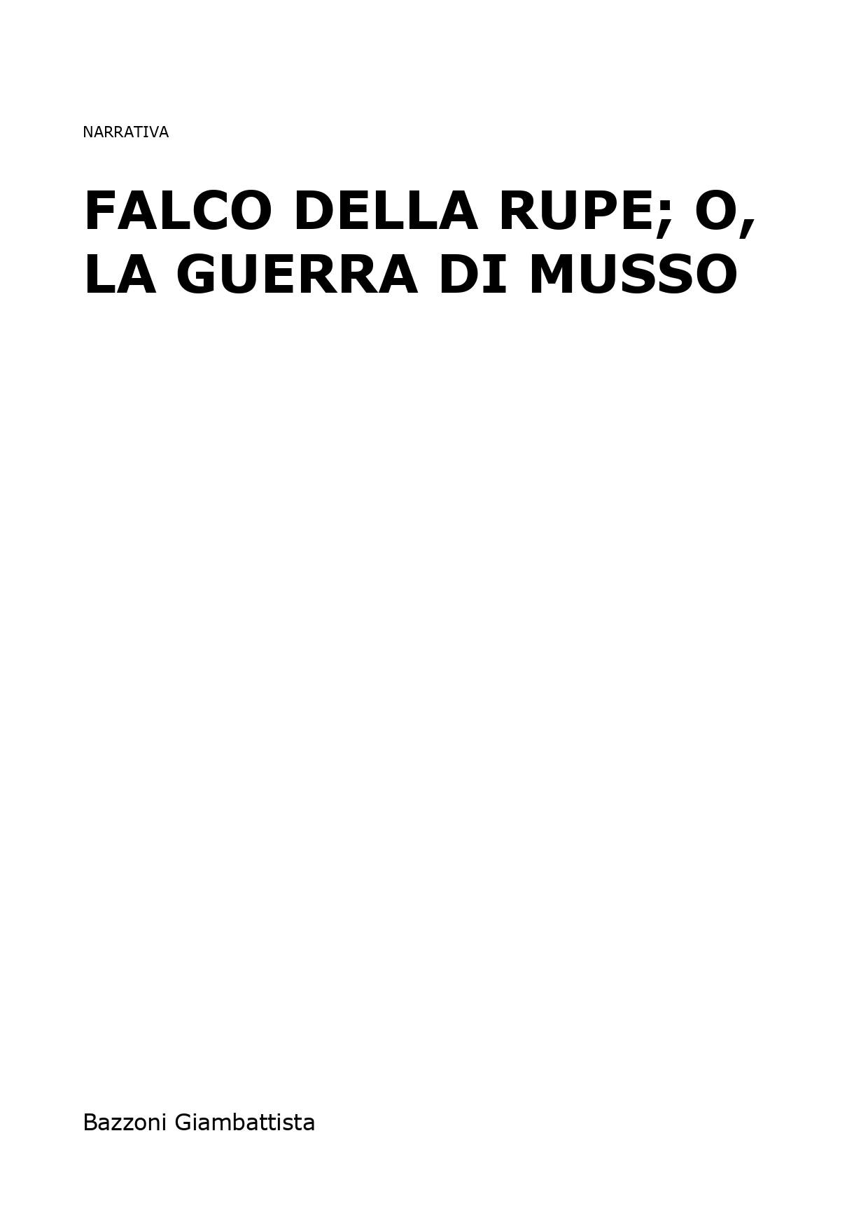 Falco della rupe