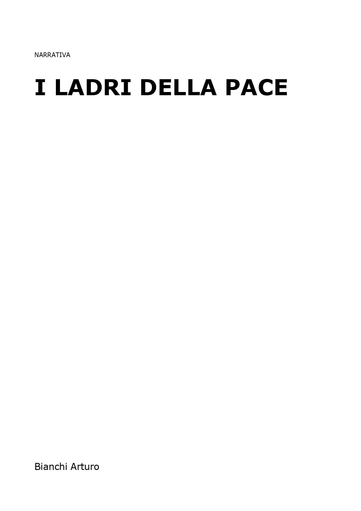 I ladri della pace