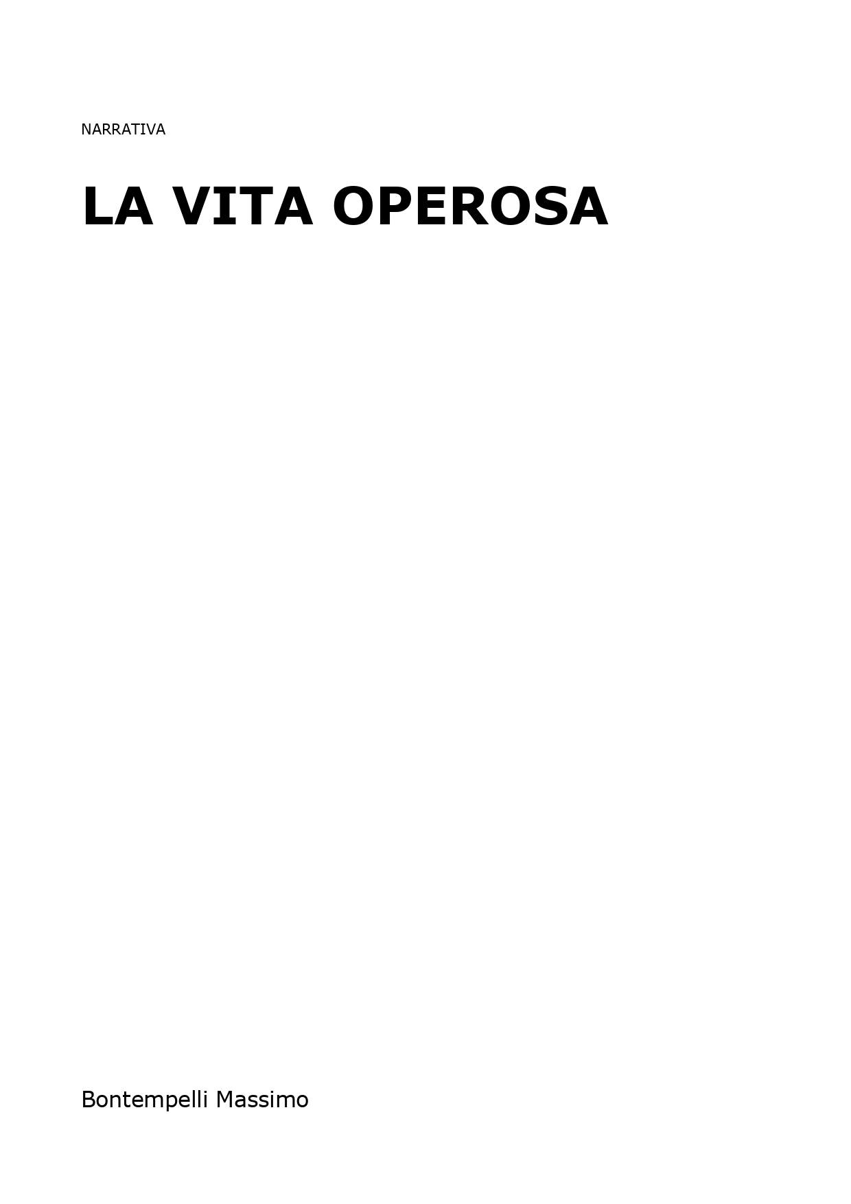 La vita operosa