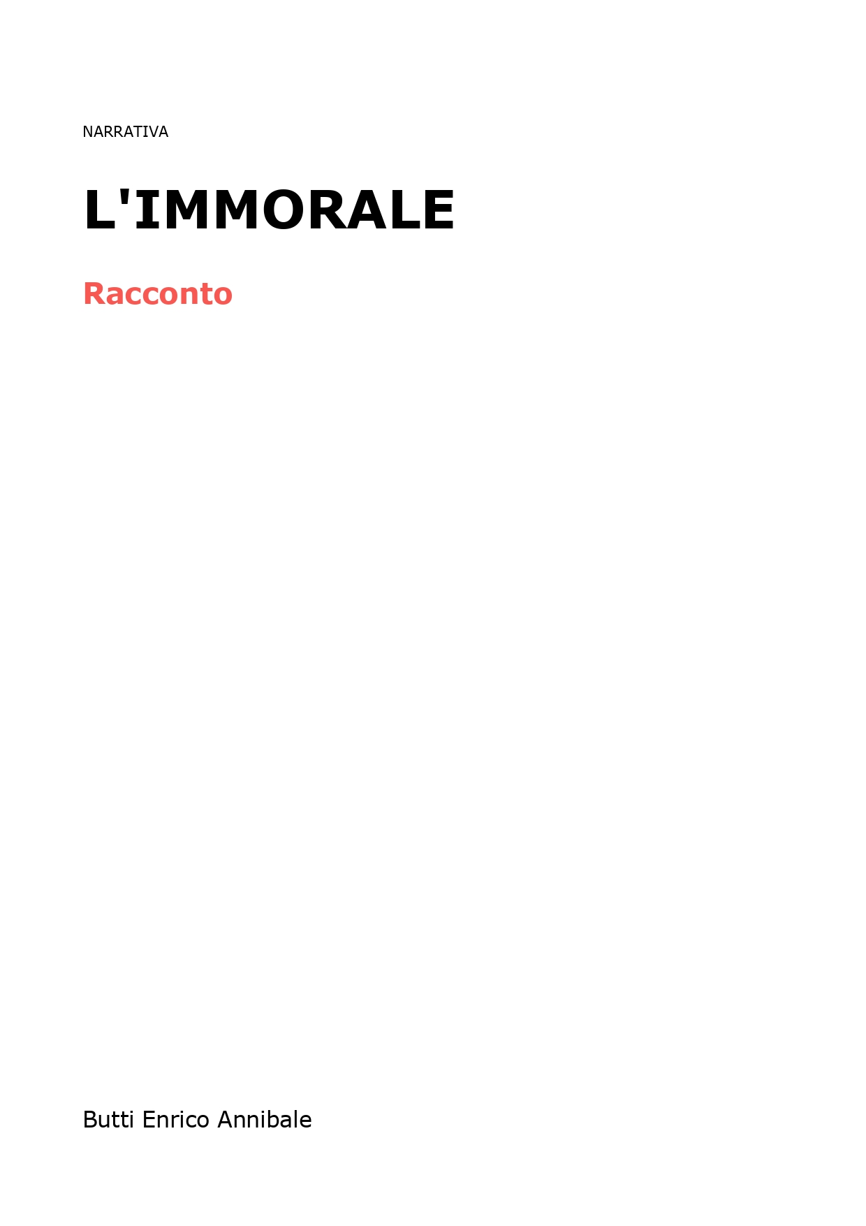 L'Immorale