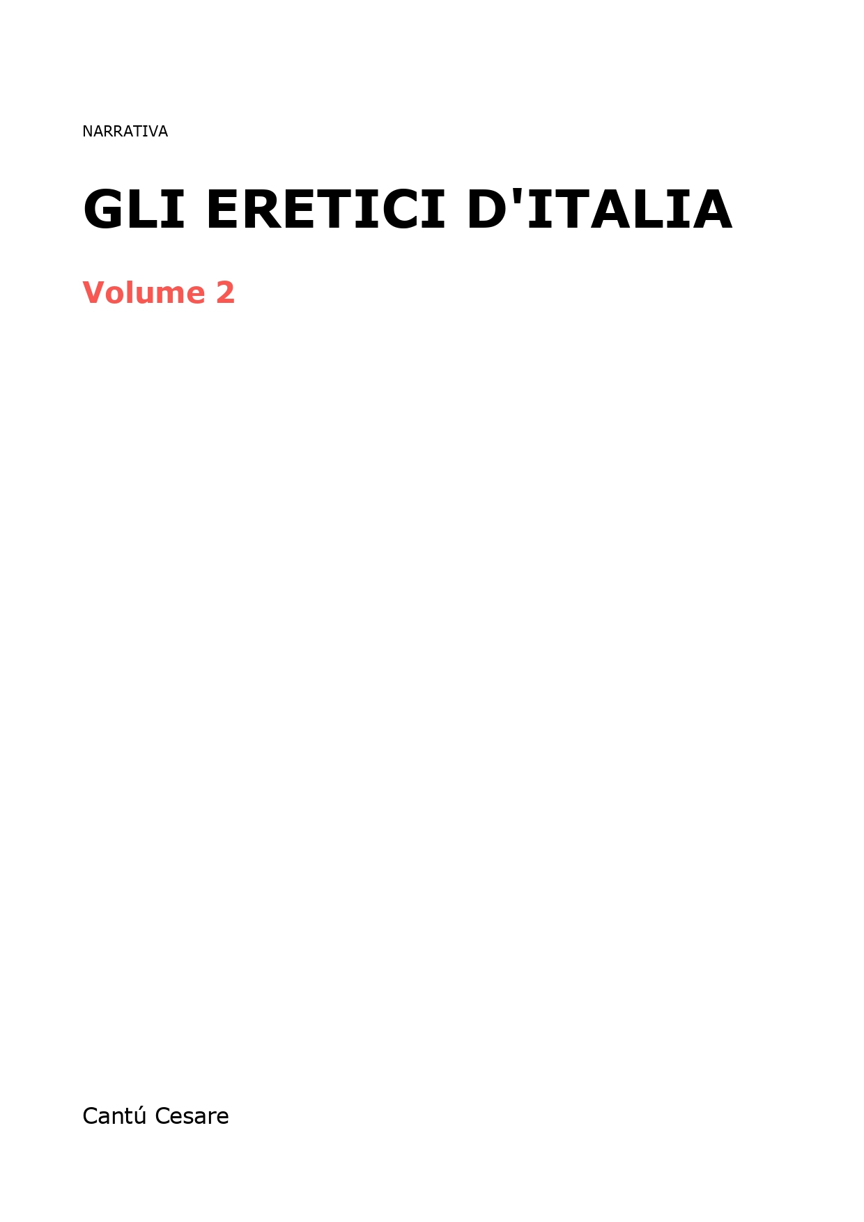 Gli eretici d'Italia