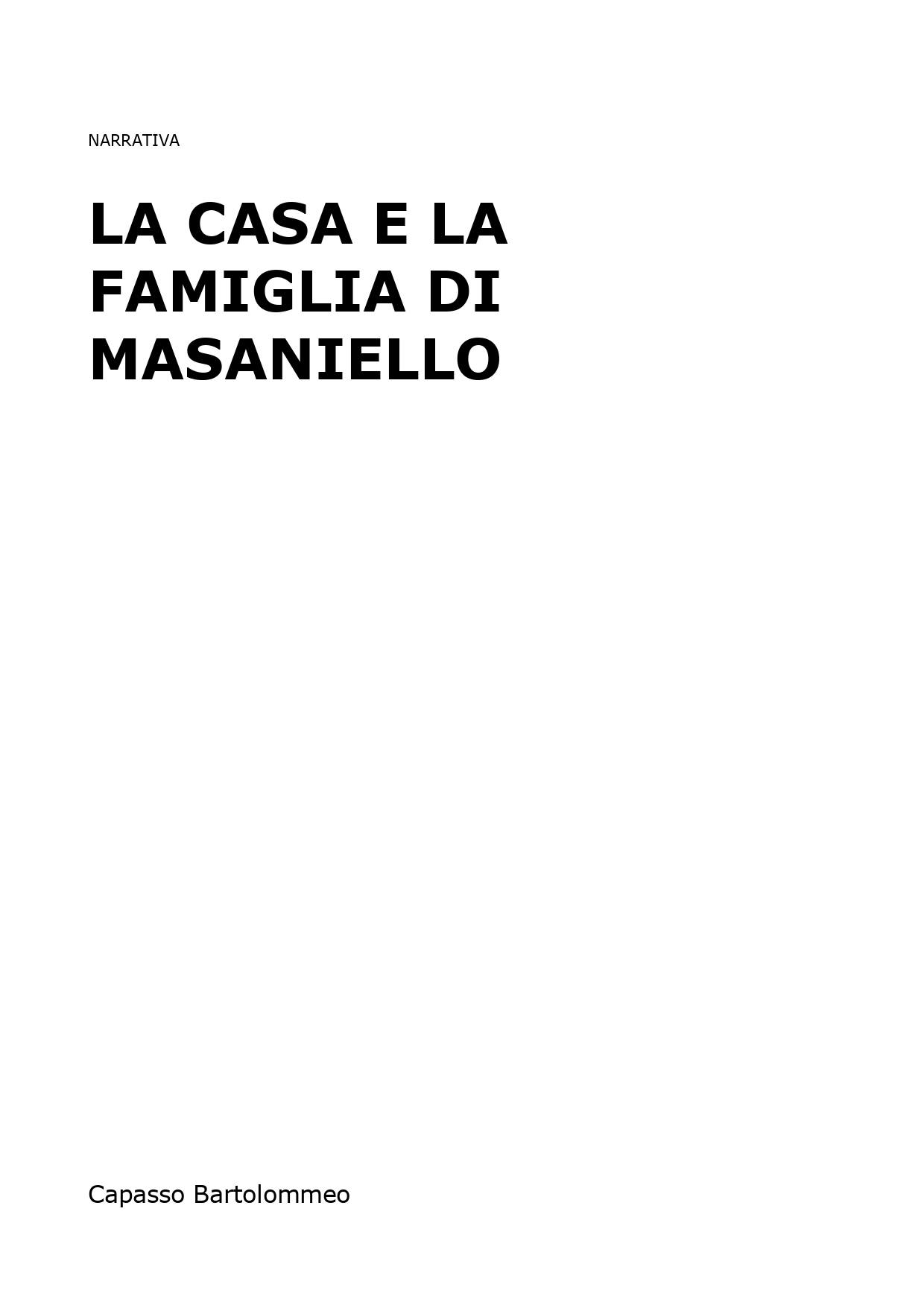 La casa e la famiglia di Masaniello