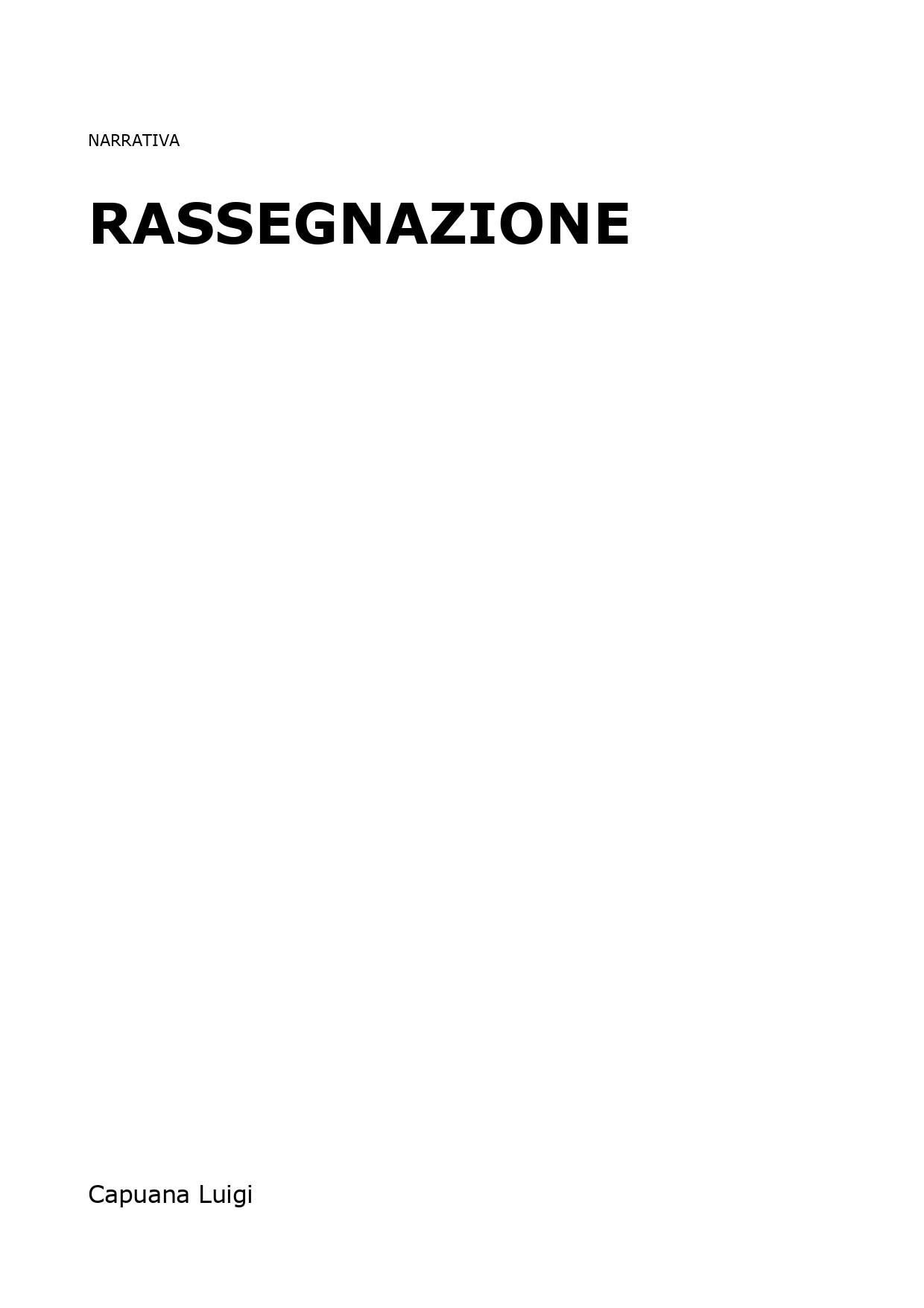 Rassegnazione