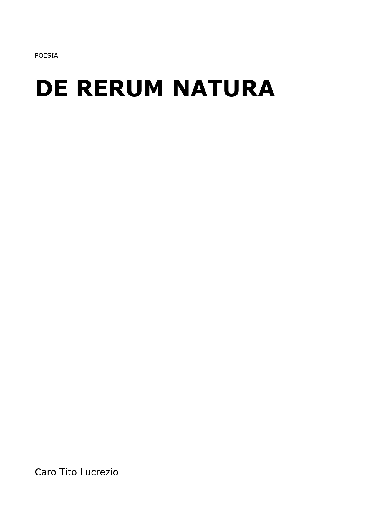 De rerum natura