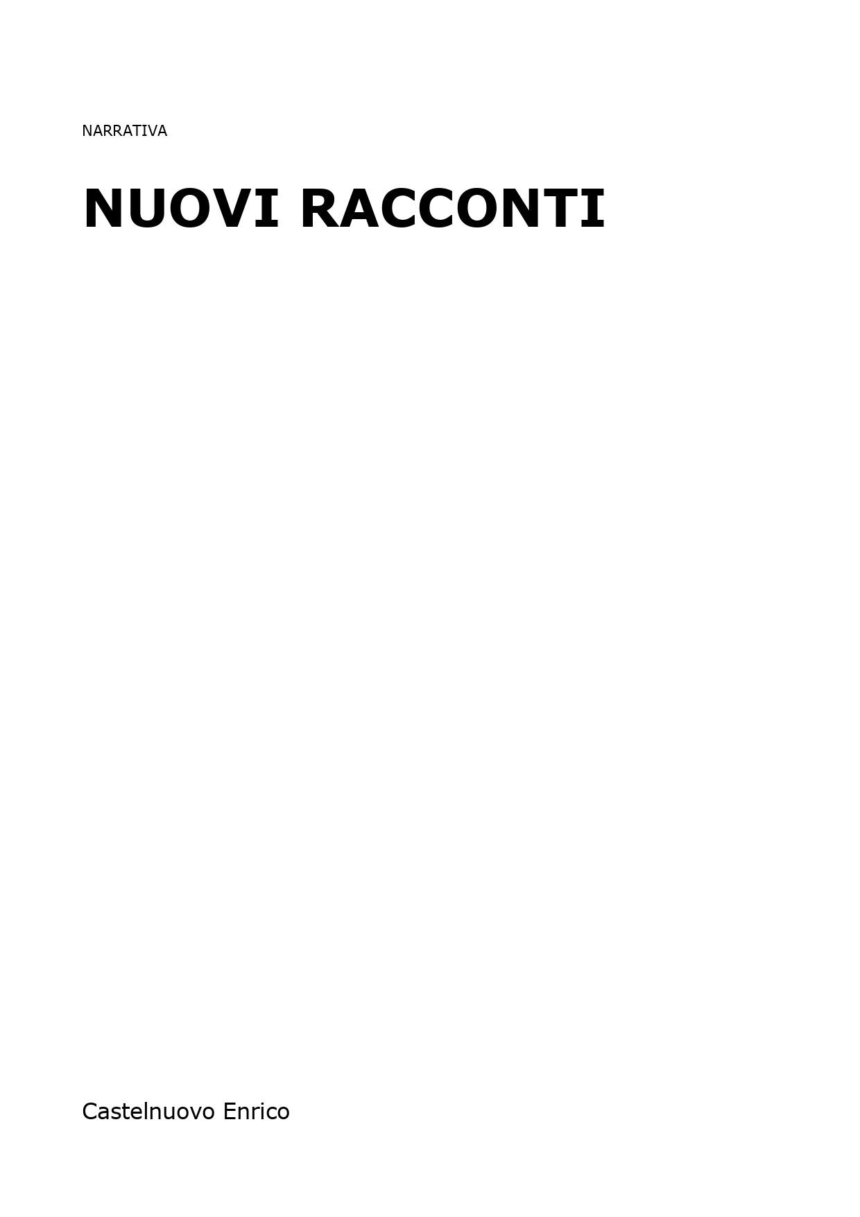 Nuovi racconti