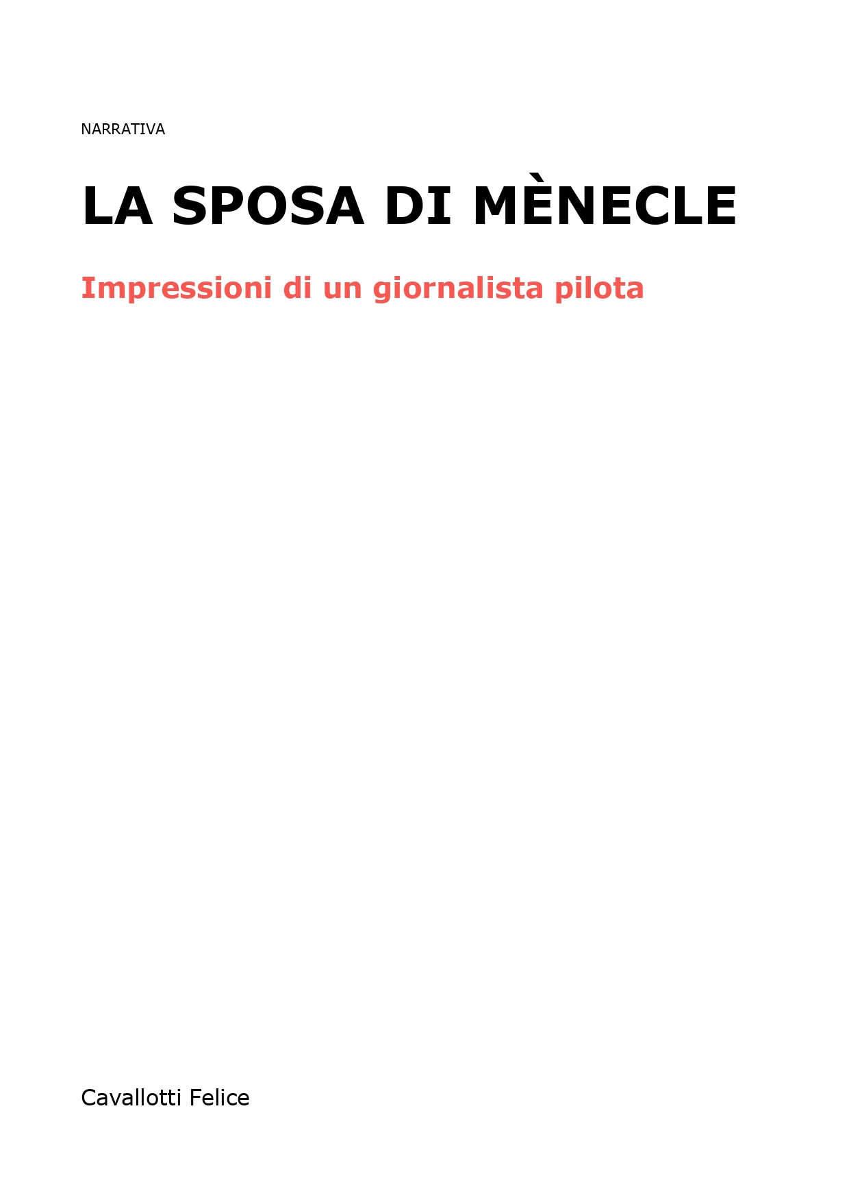 La sposa di Mènecle