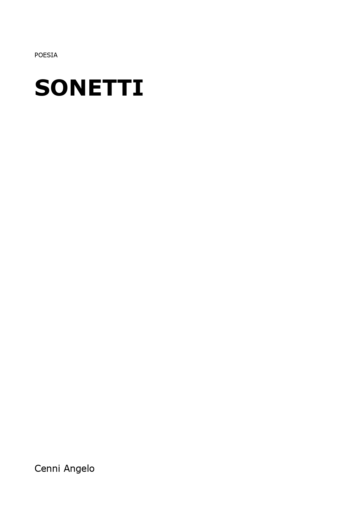 Sonetti