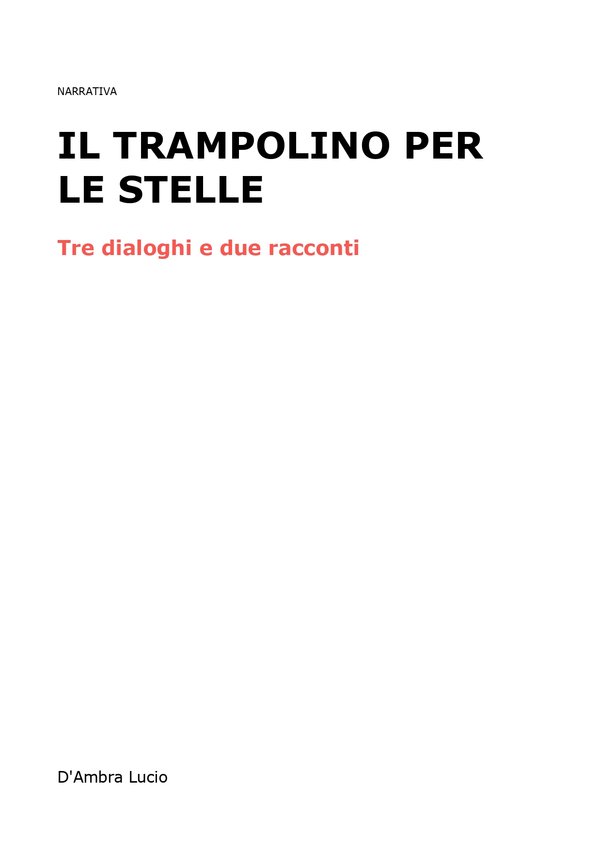 Il trampolino per le stelle