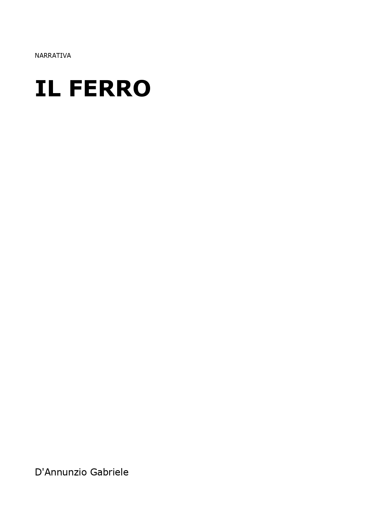 Il ferro