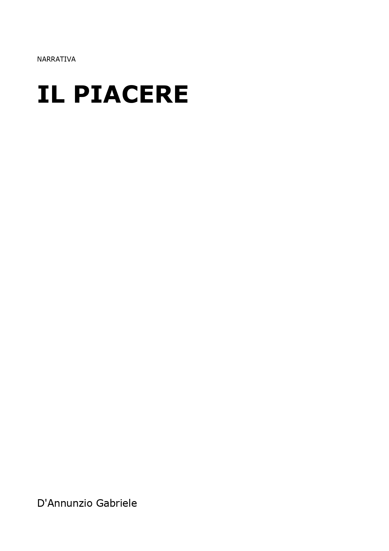 Il piacere