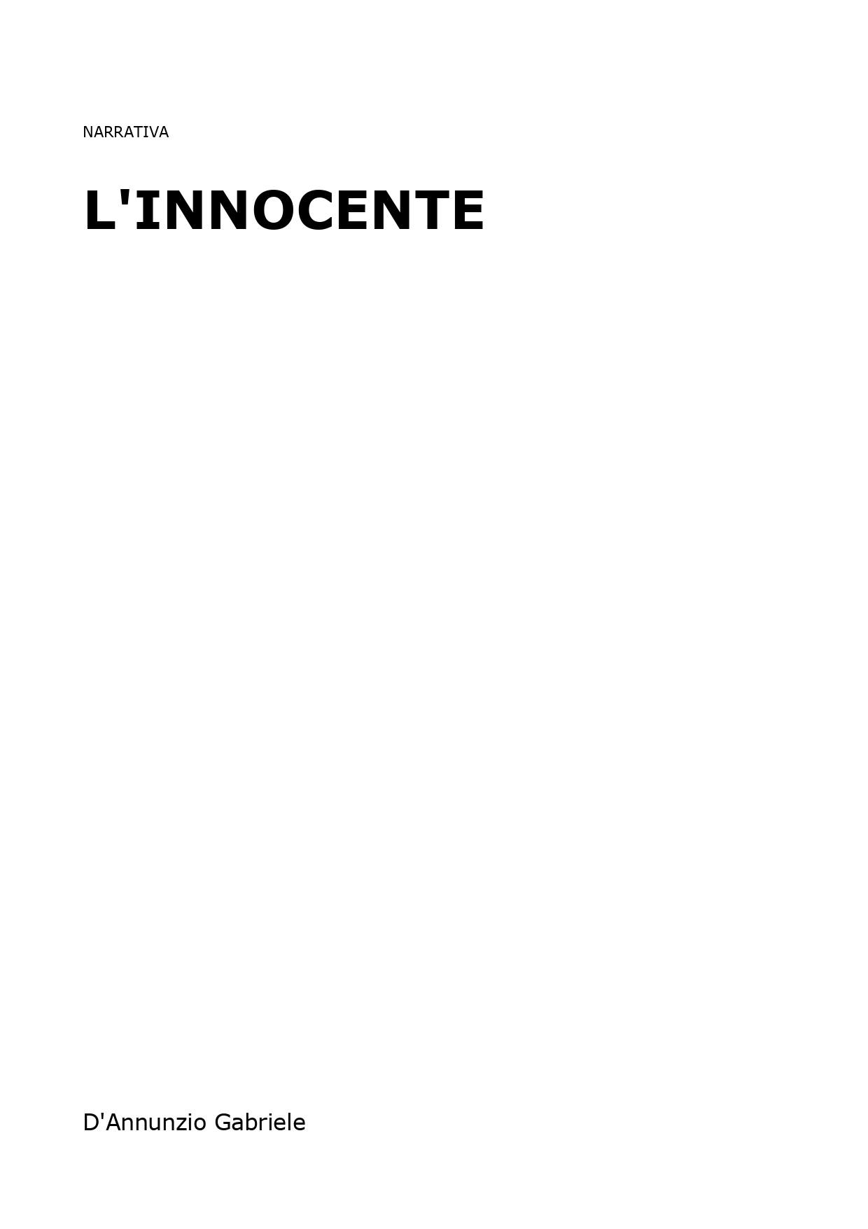 L'Innocente