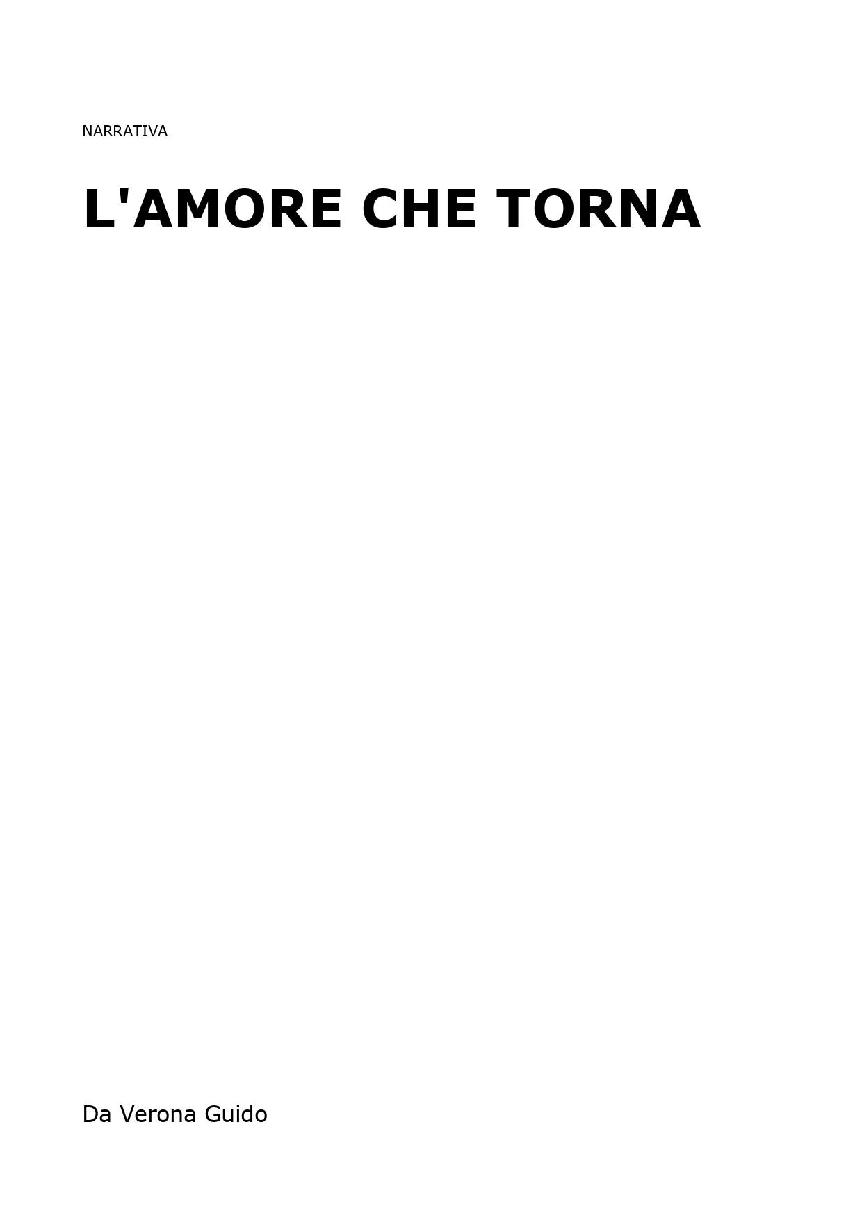 L'amore che torna