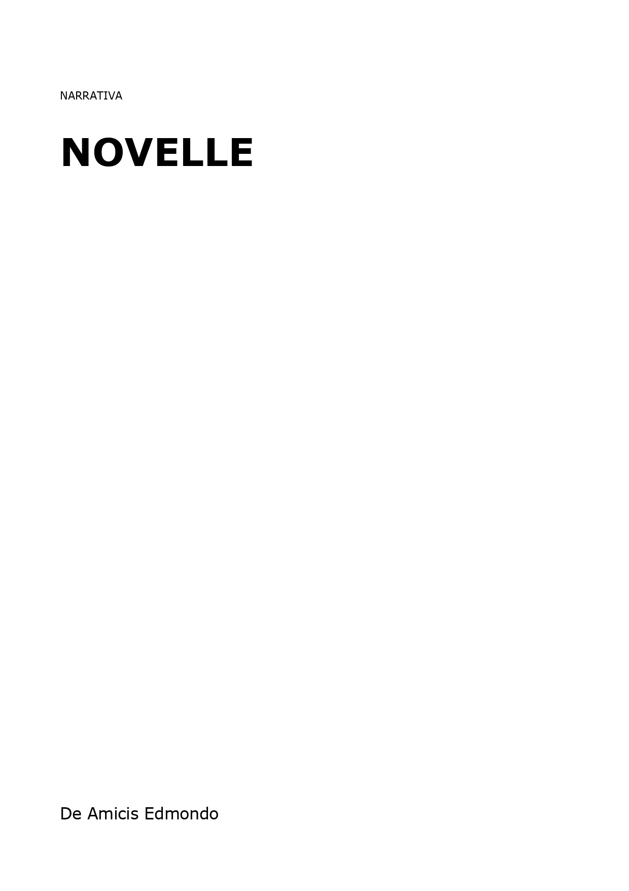 Novelle