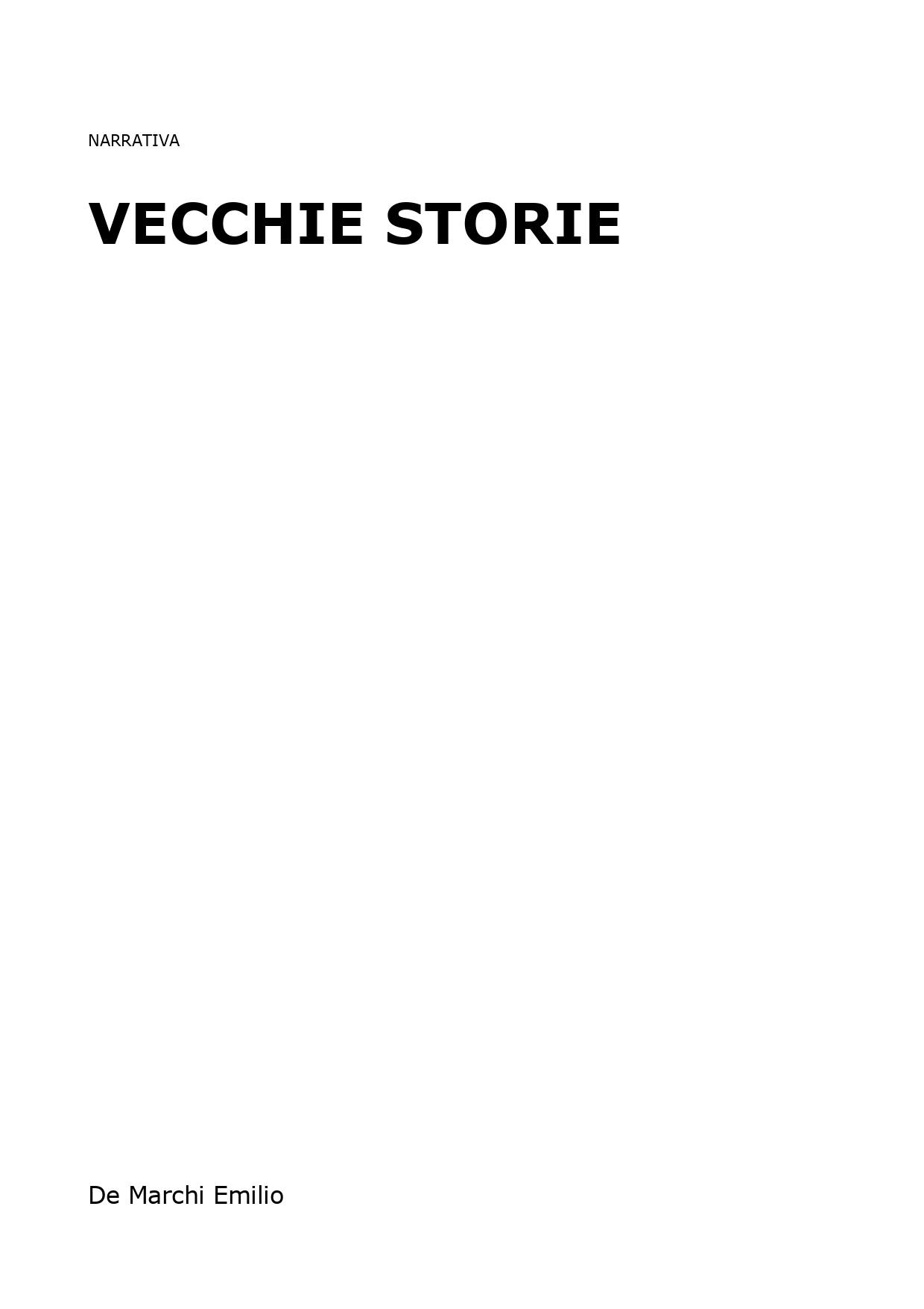 Vecchie Storie