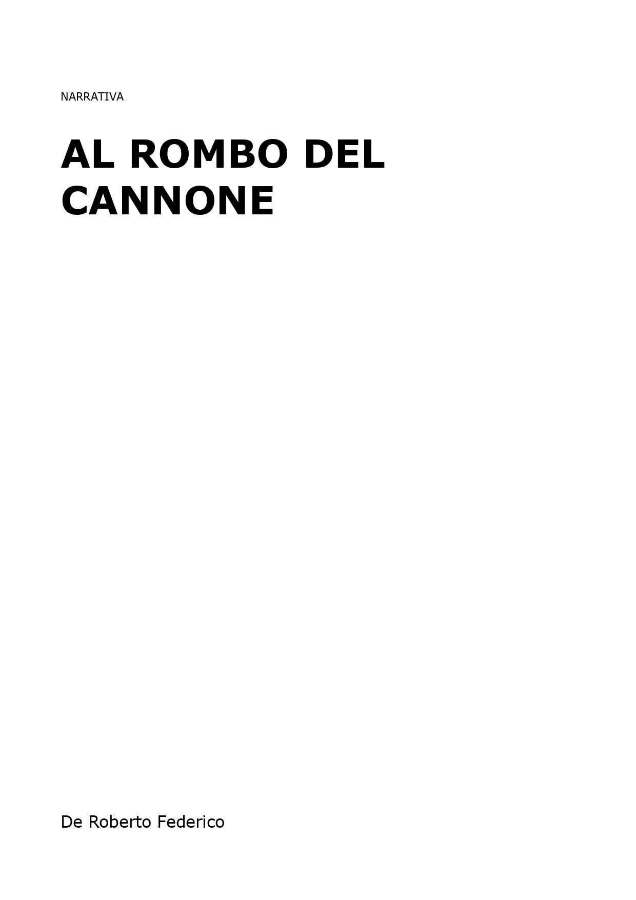 Al rombo del cannone