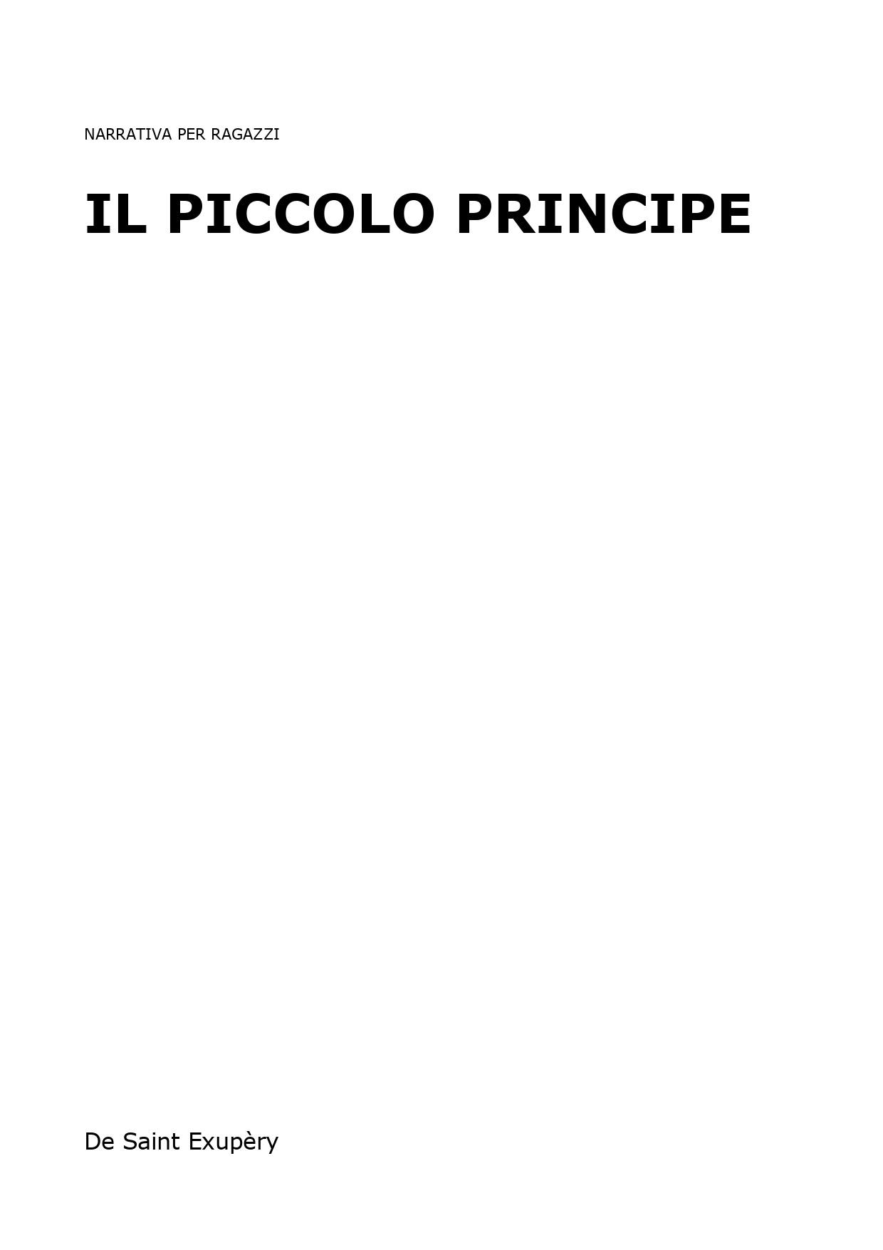 Il Piccolo Principe