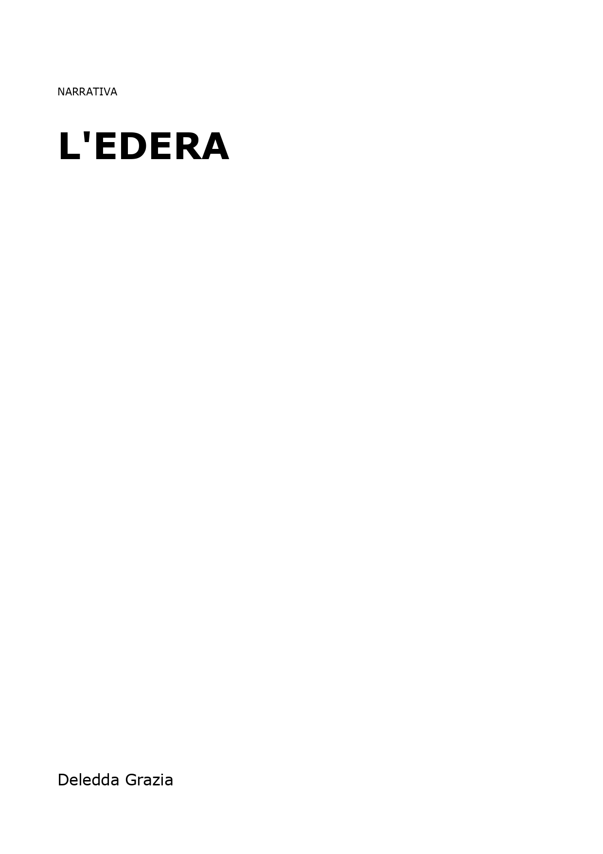 L'edera