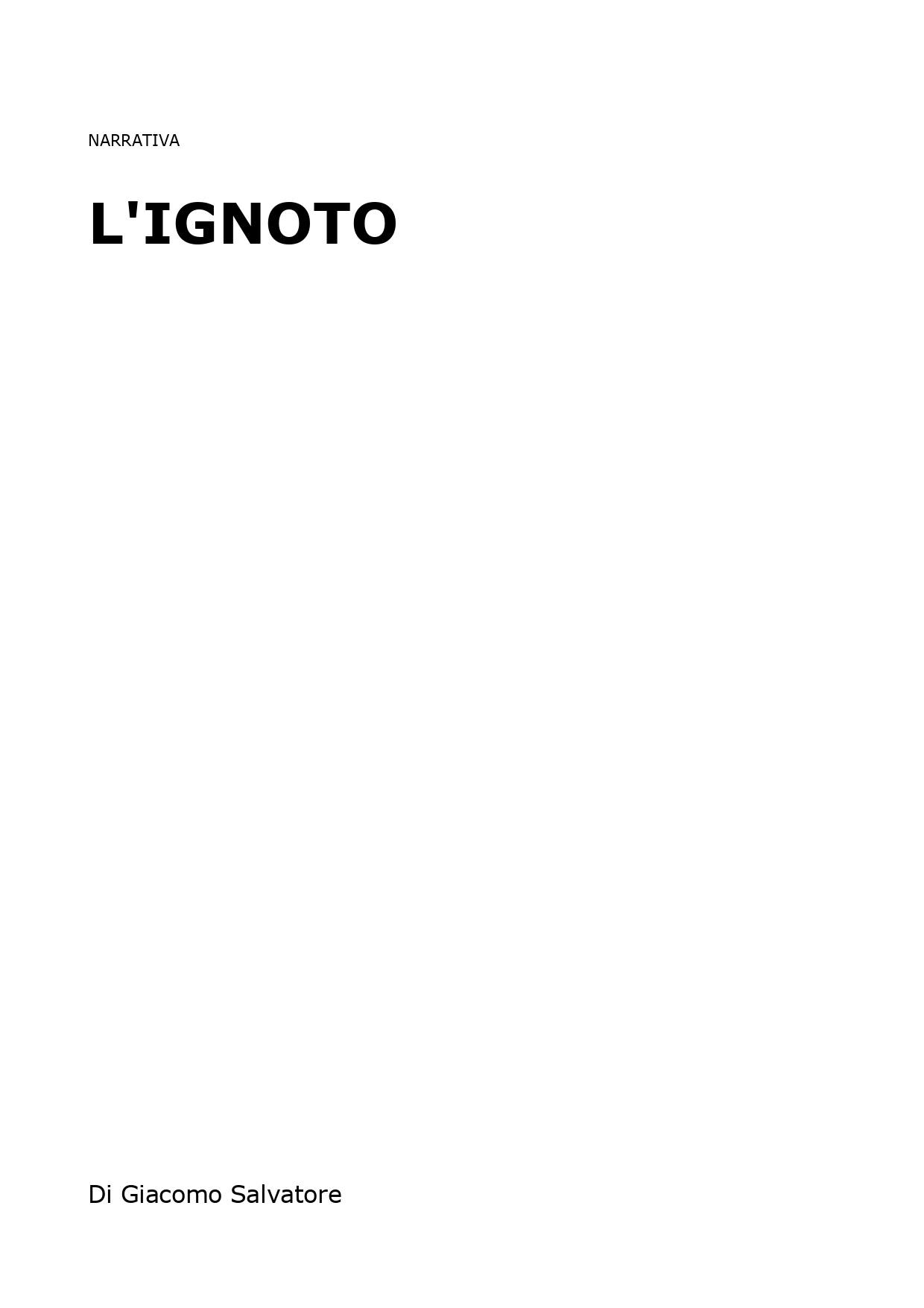 L'ignoto