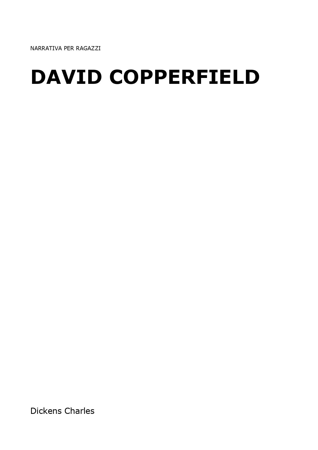 Davide Copperfield