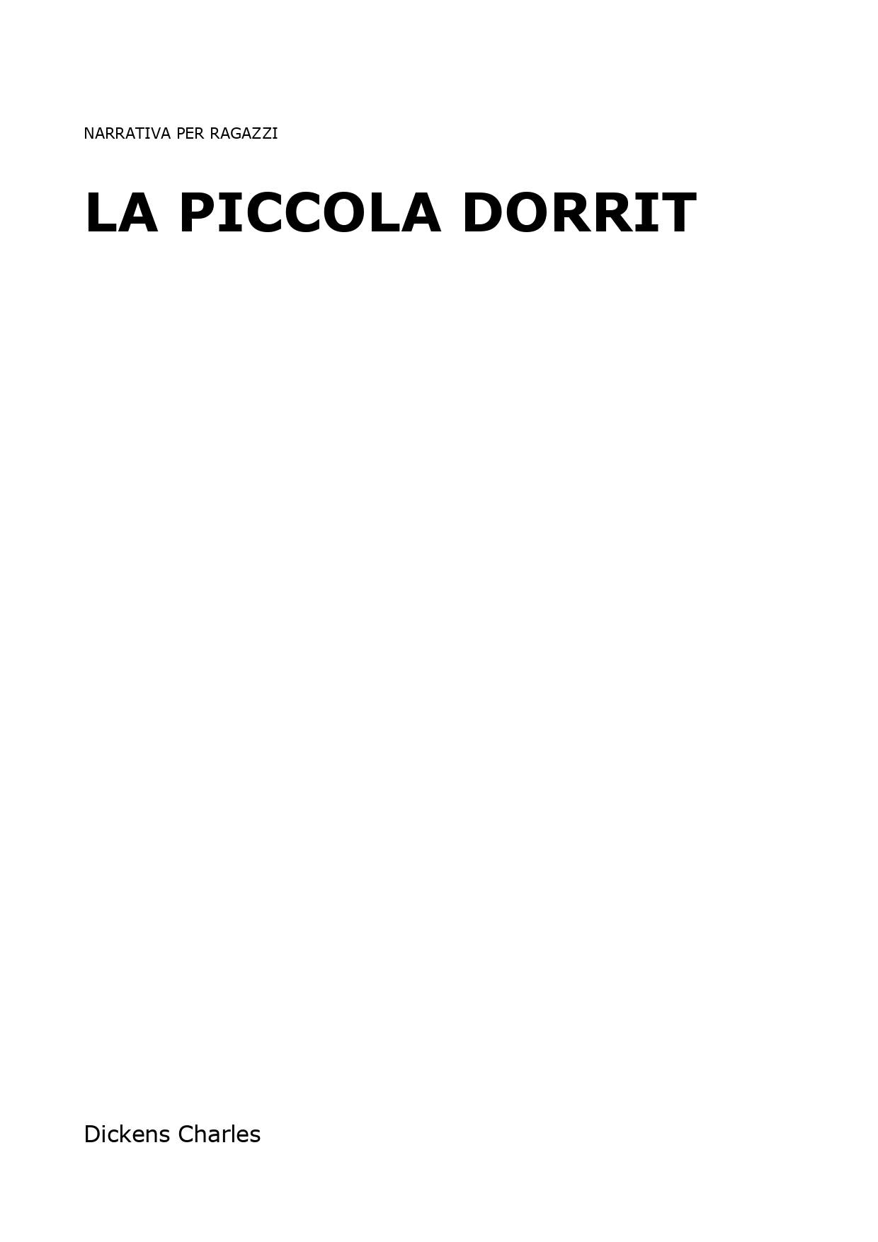 La piccola Dorrit