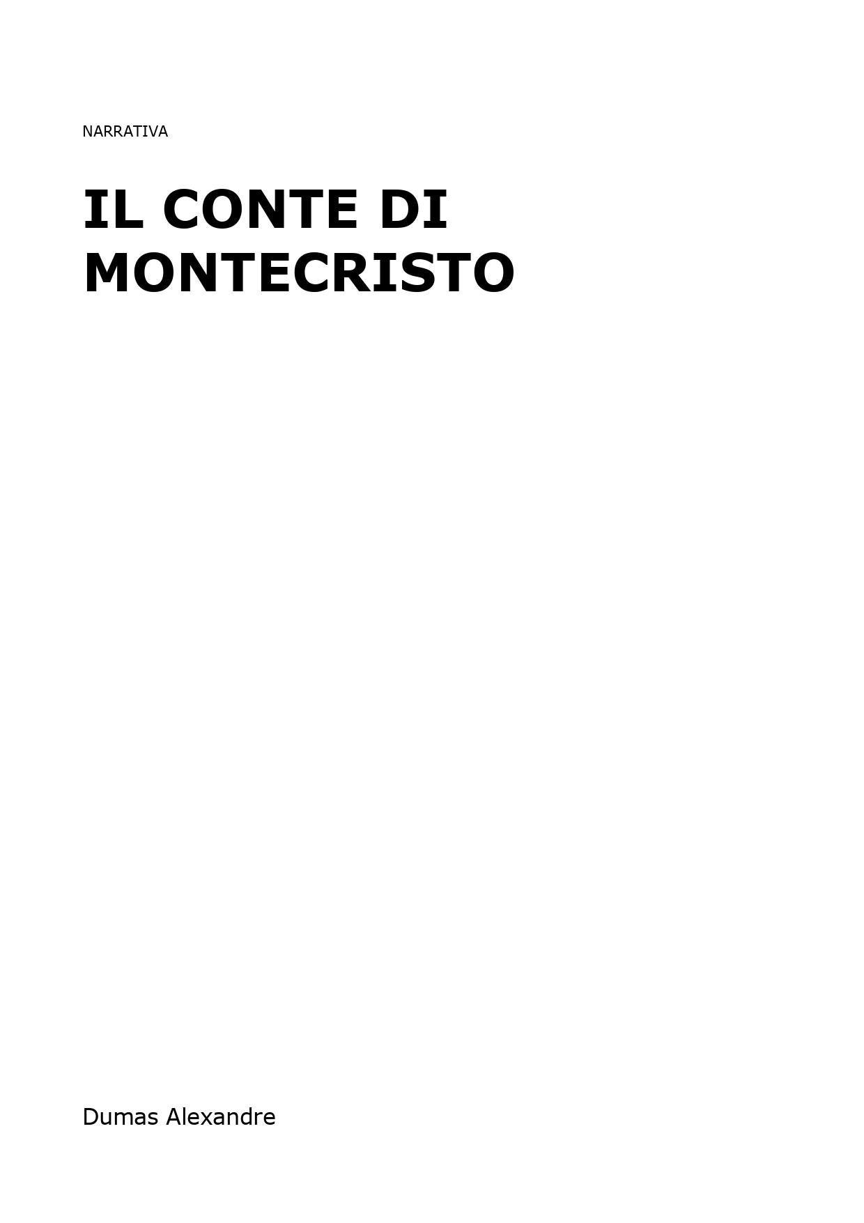 Il conte di Montecristo