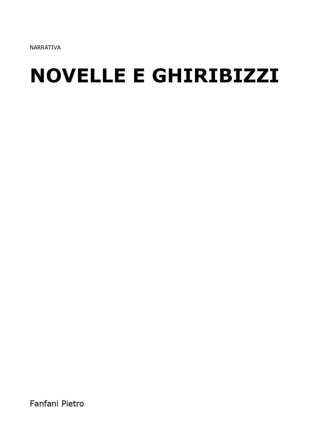 Novelle e ghiribizzi