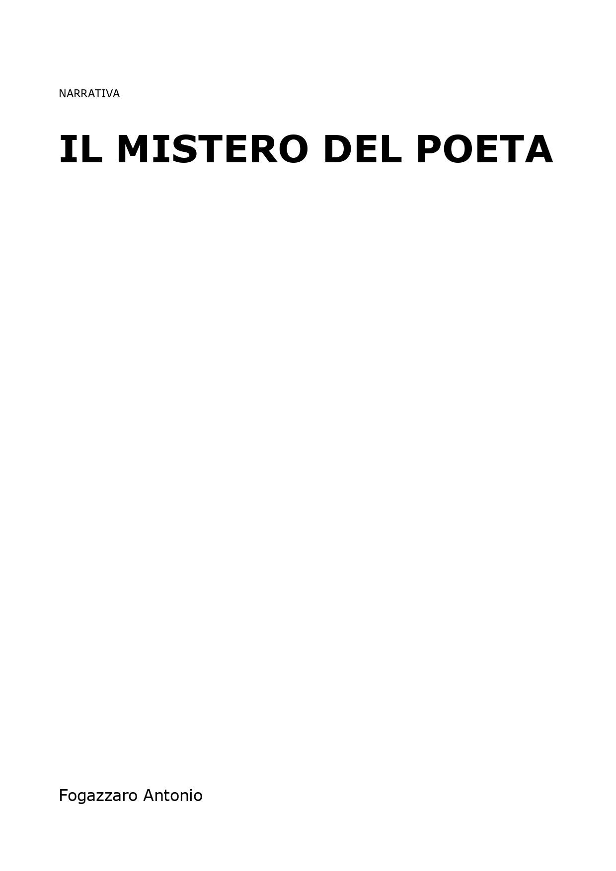 Il mistero del poeta