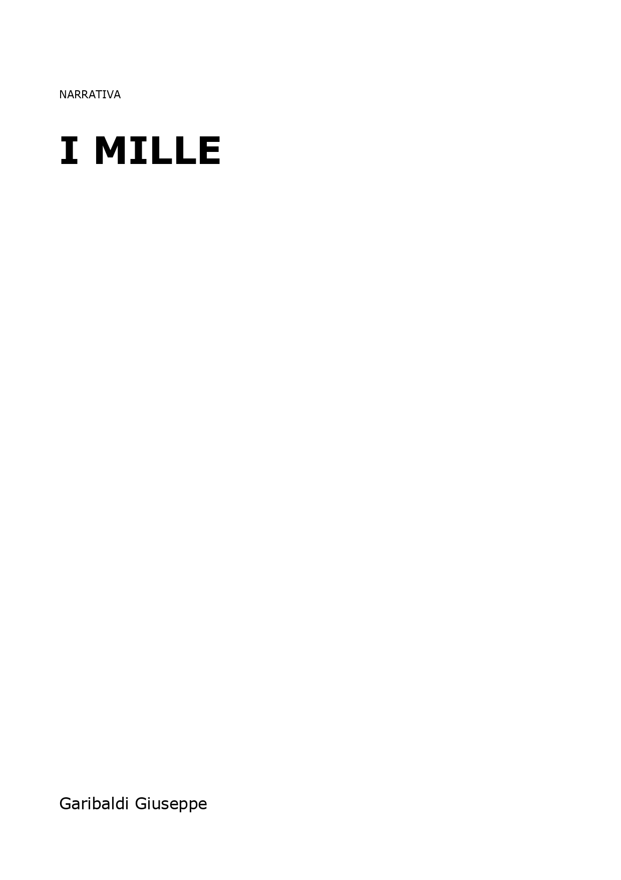 I Mille