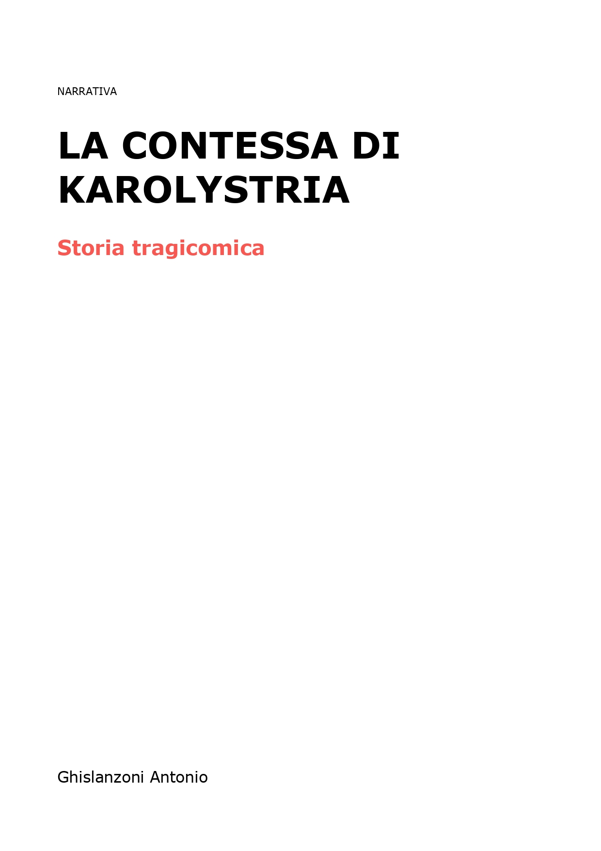 La contessa di Karolystria