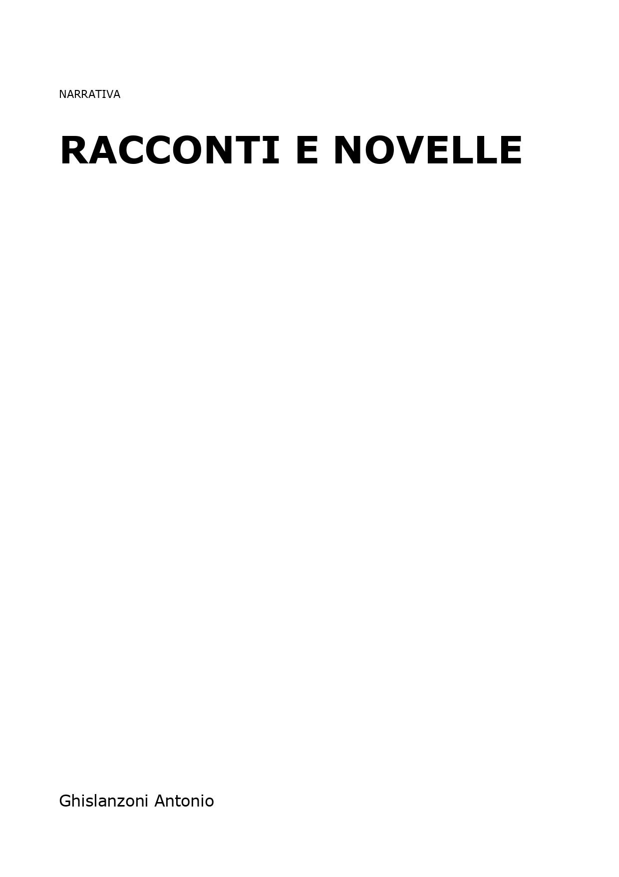 Racconti e novelle