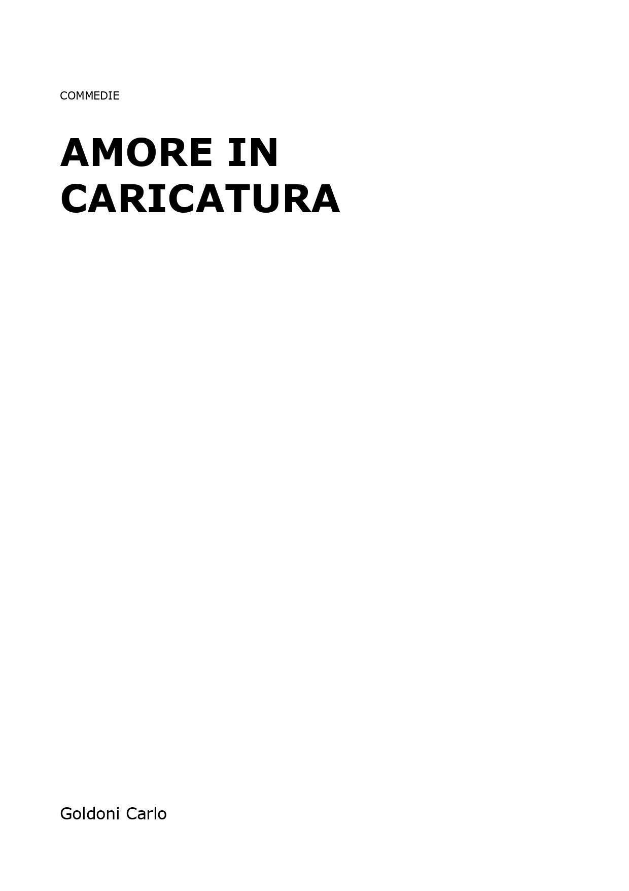 Amore In Caricatura