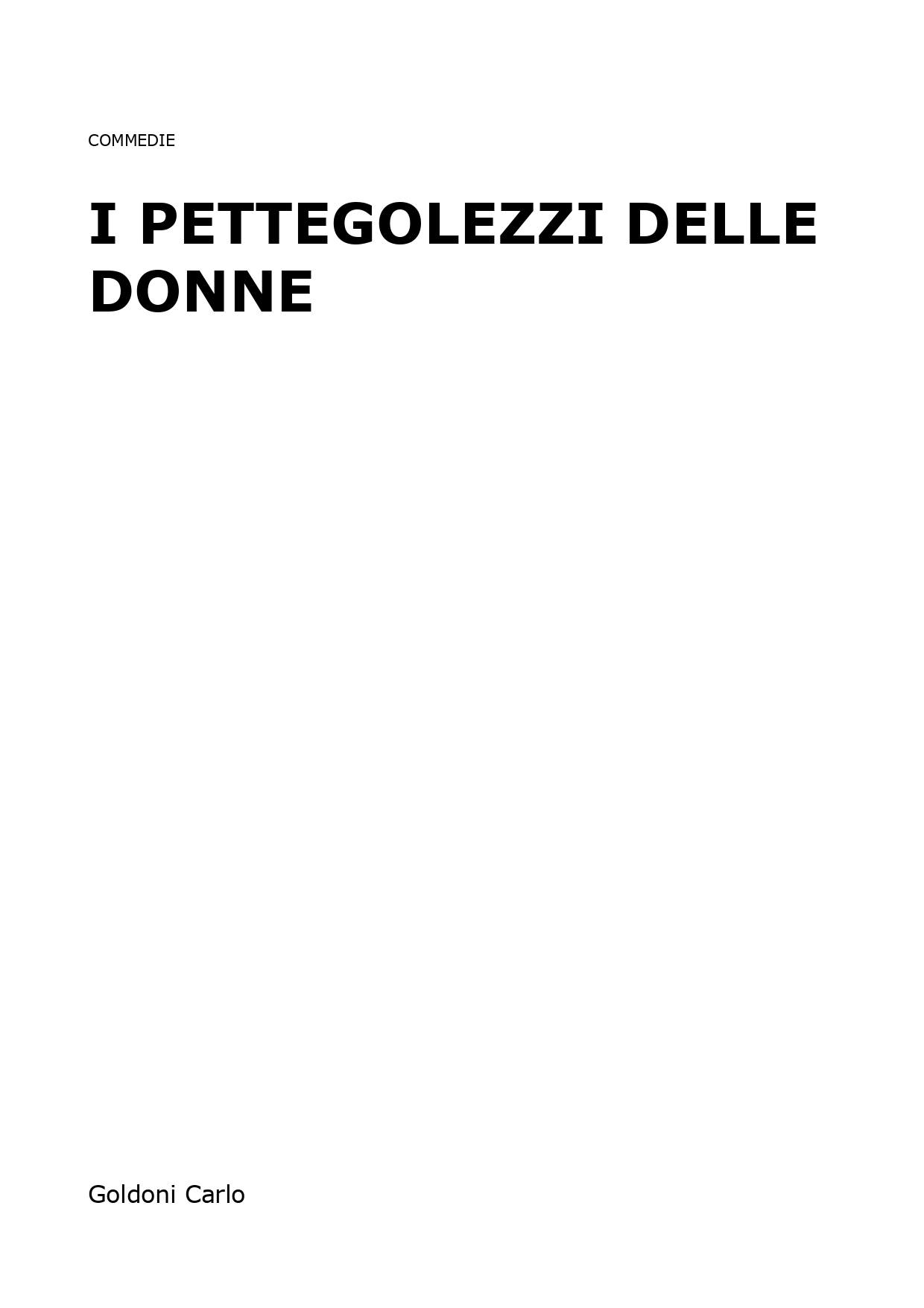 I Pettegolezzi Delle Donne