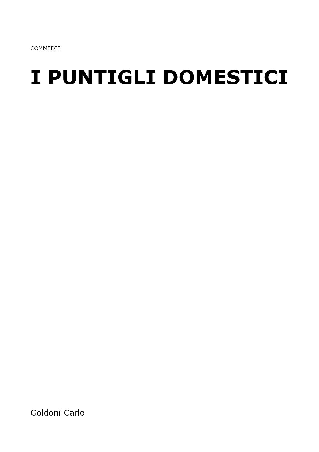 I Puntigli Domestici