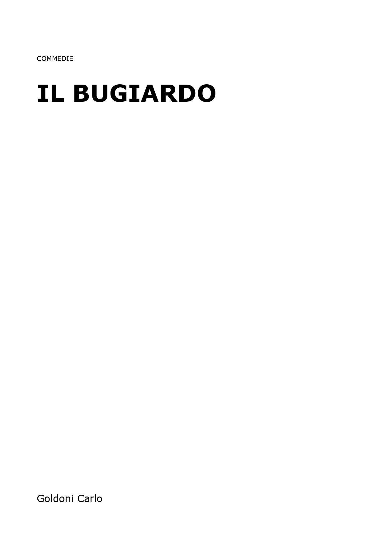 Il Bugiardo
