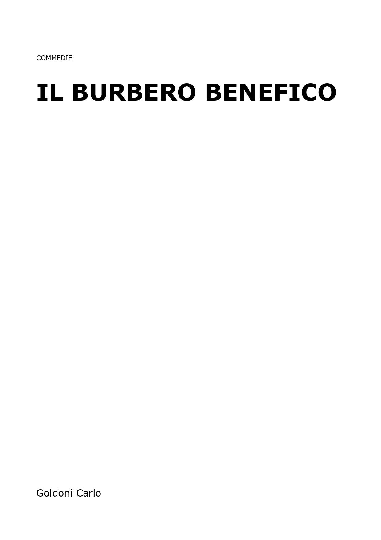 Il Burbero Benefico