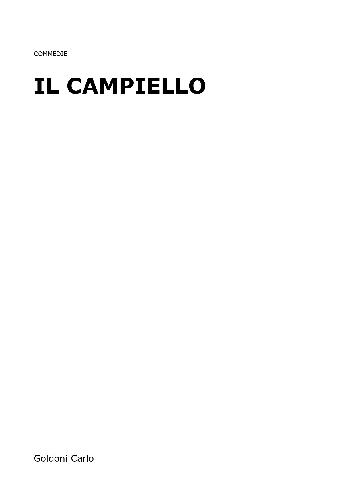 Il Campiello