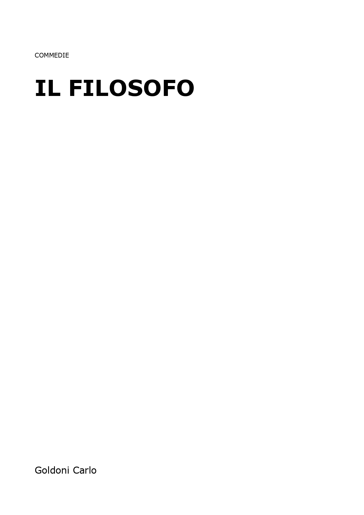 Il Filosofo