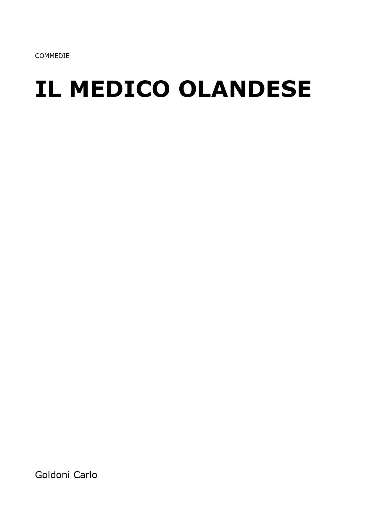 Il Medico Olandese