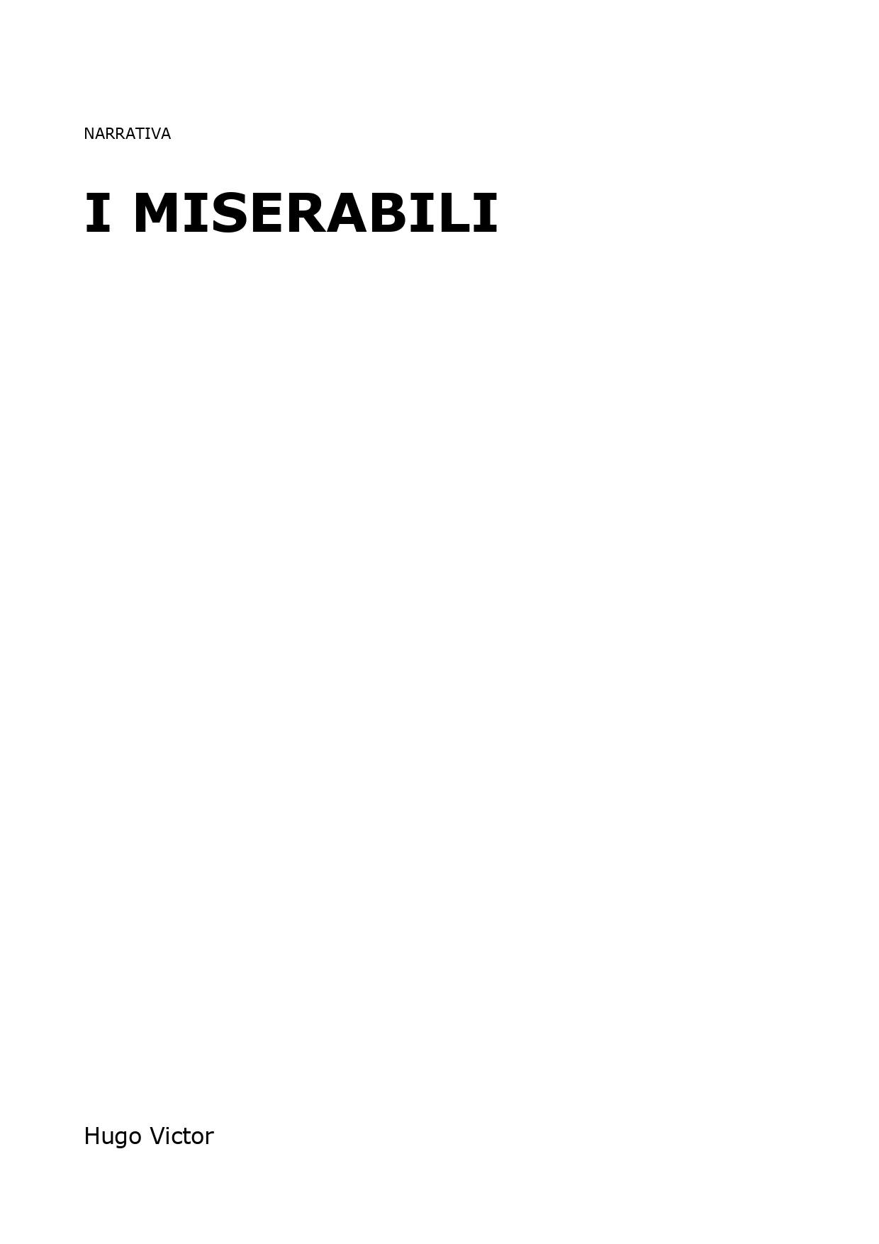 I miserabili