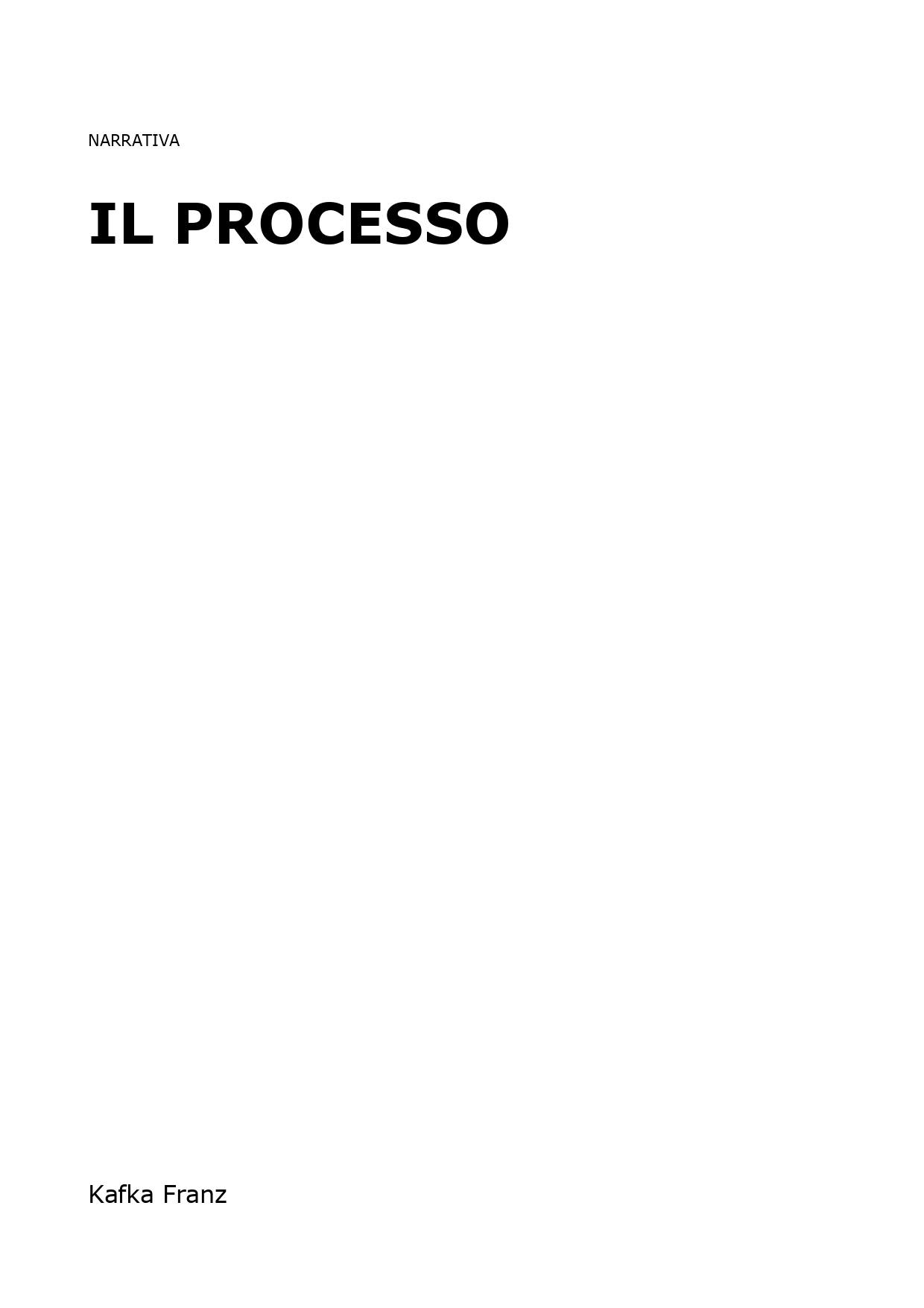 Il processo