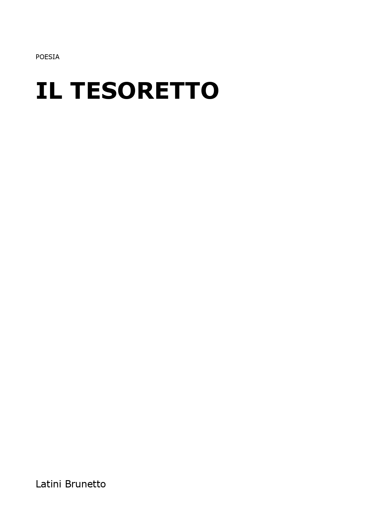 Il tesoretto