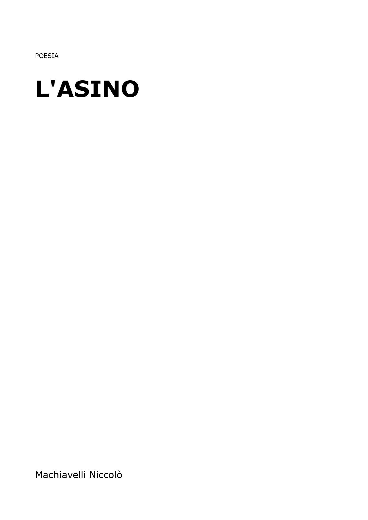L'asino