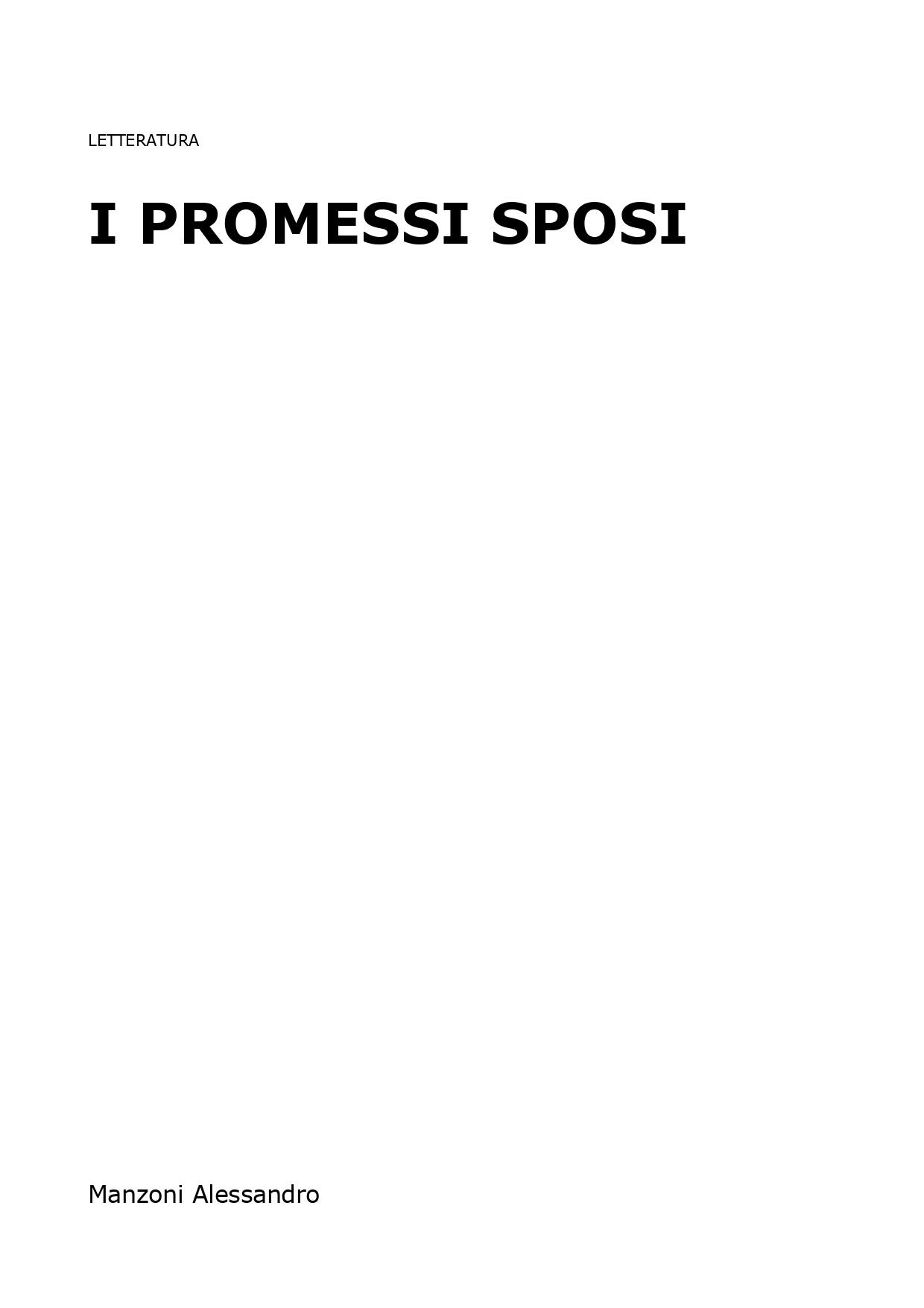 I promessi sposi